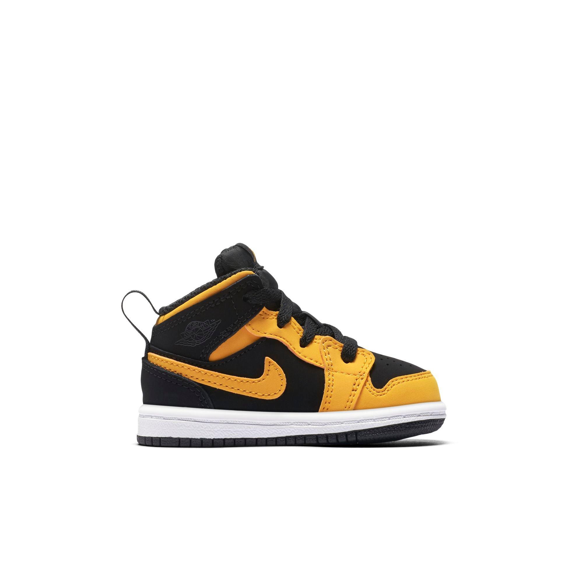 yellow and black jordan 1 toddler