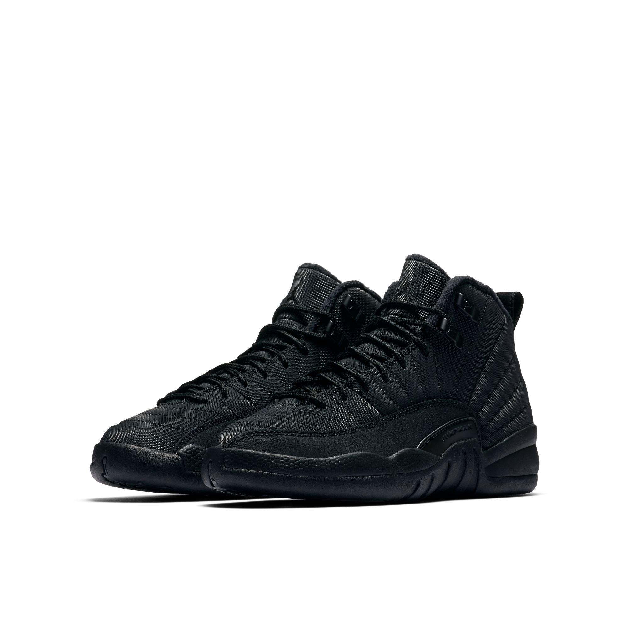 jordan 12 black kids