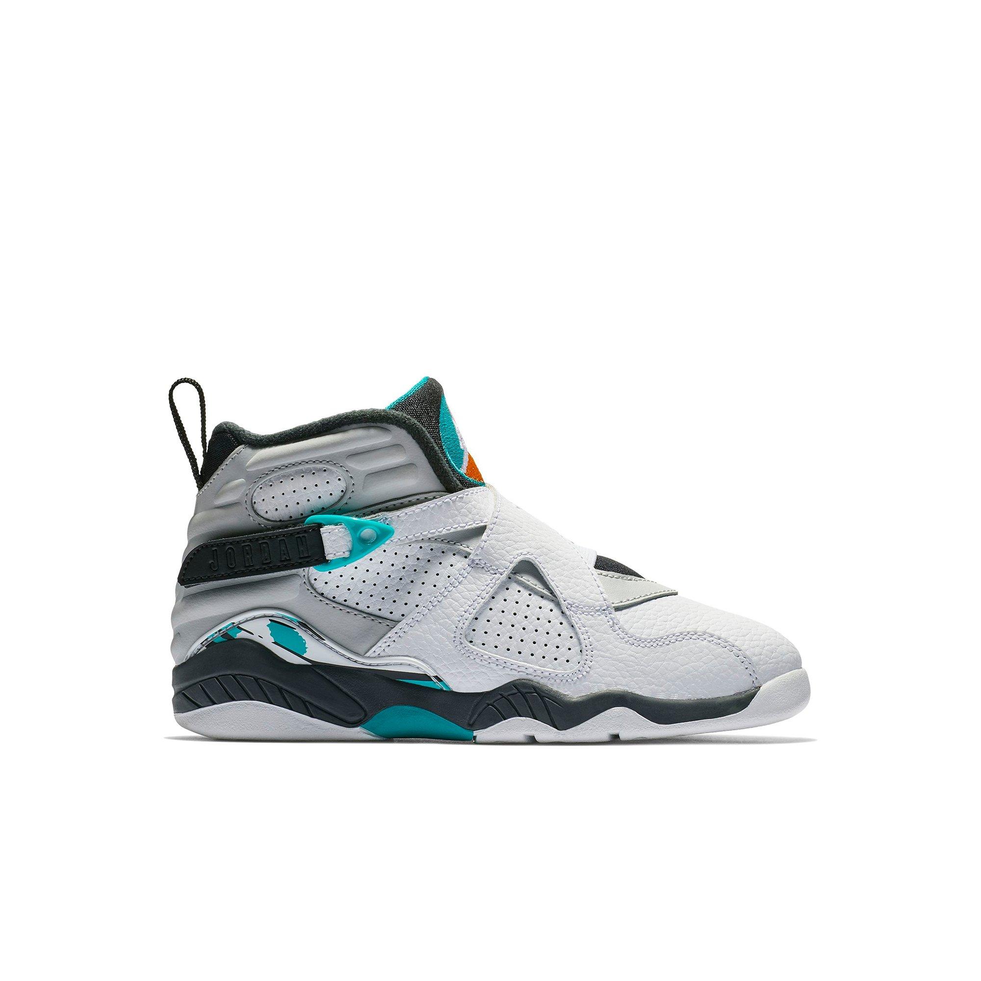jordan retro 8 white turbo green hyper pink