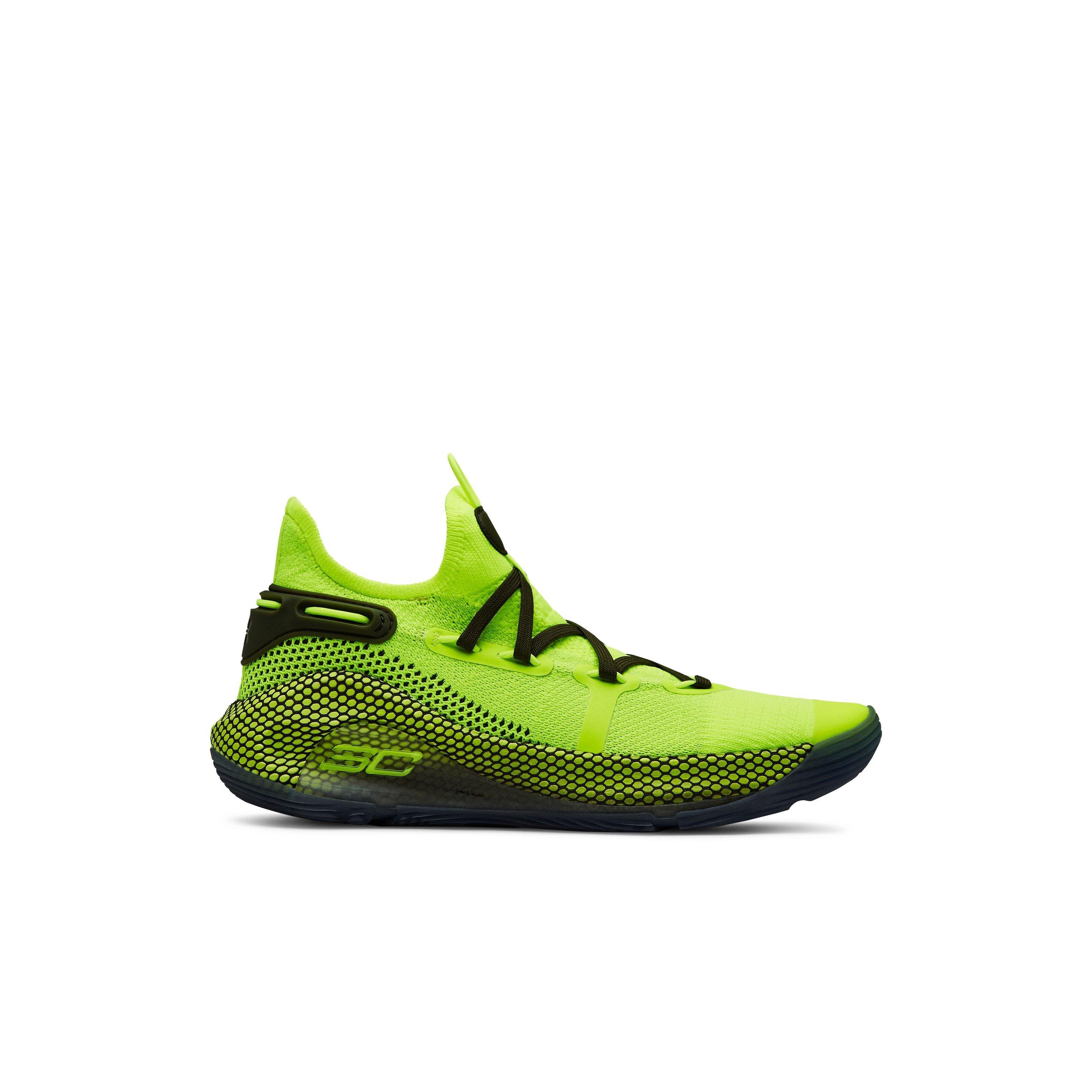 Curry 6 on sale kids green