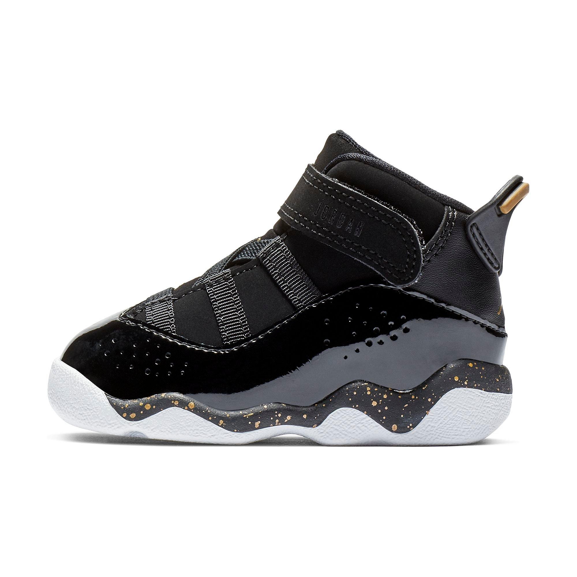 black and gold jordans for toddlers