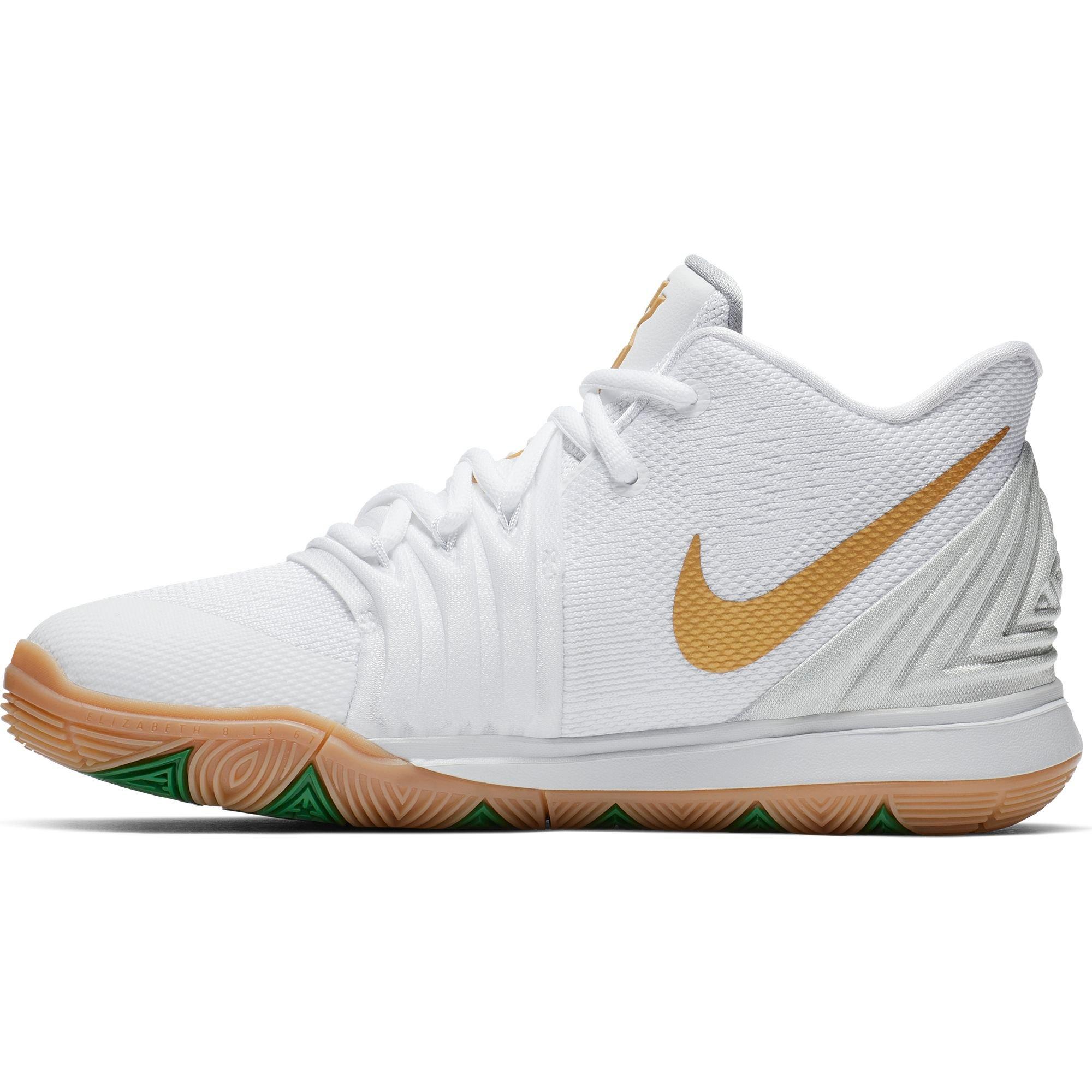 kyrie white and gold