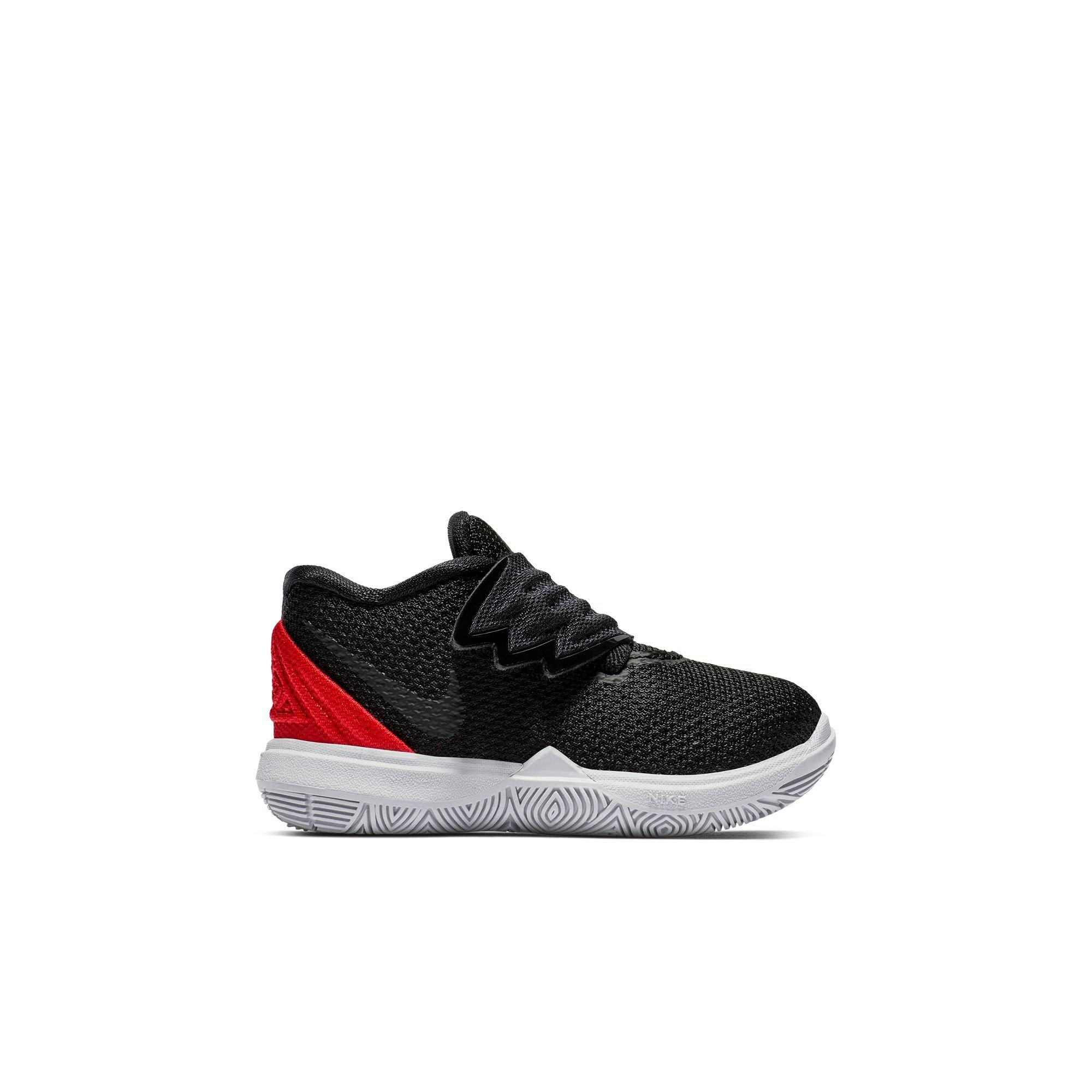  Hot Sale Nike Boys 'Toddler Kyrie 5 Basketball Shoes Black White