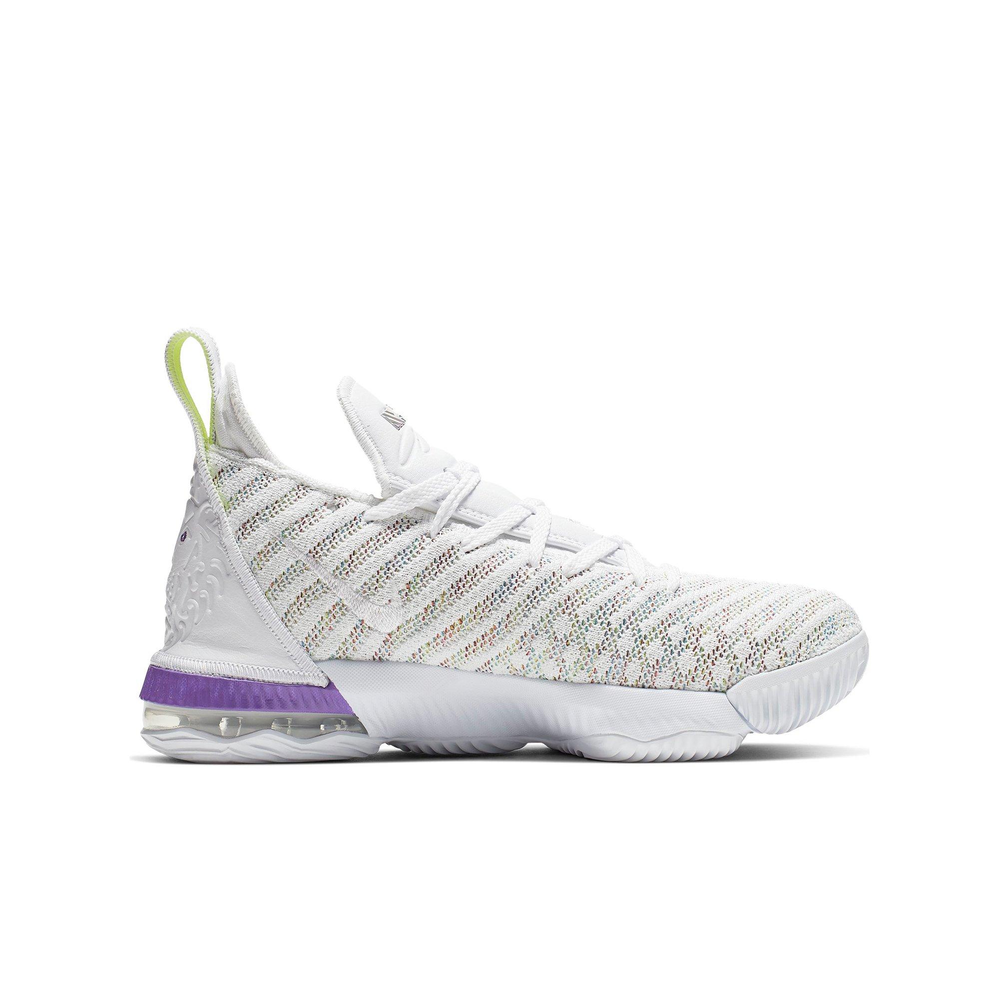 nike lebron 16 white multicolor