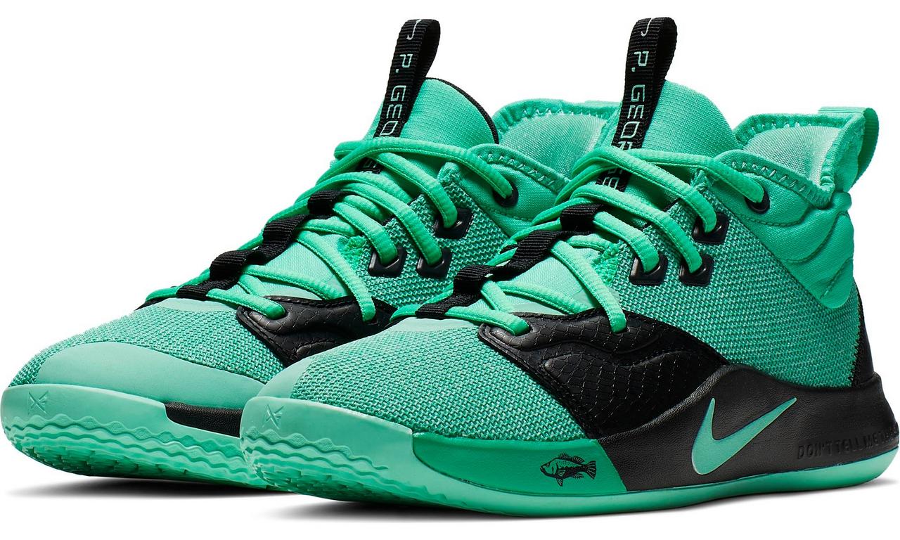 Sneaker Release Nike Pg 3 “Green/Black” Kids Basketball Shoe