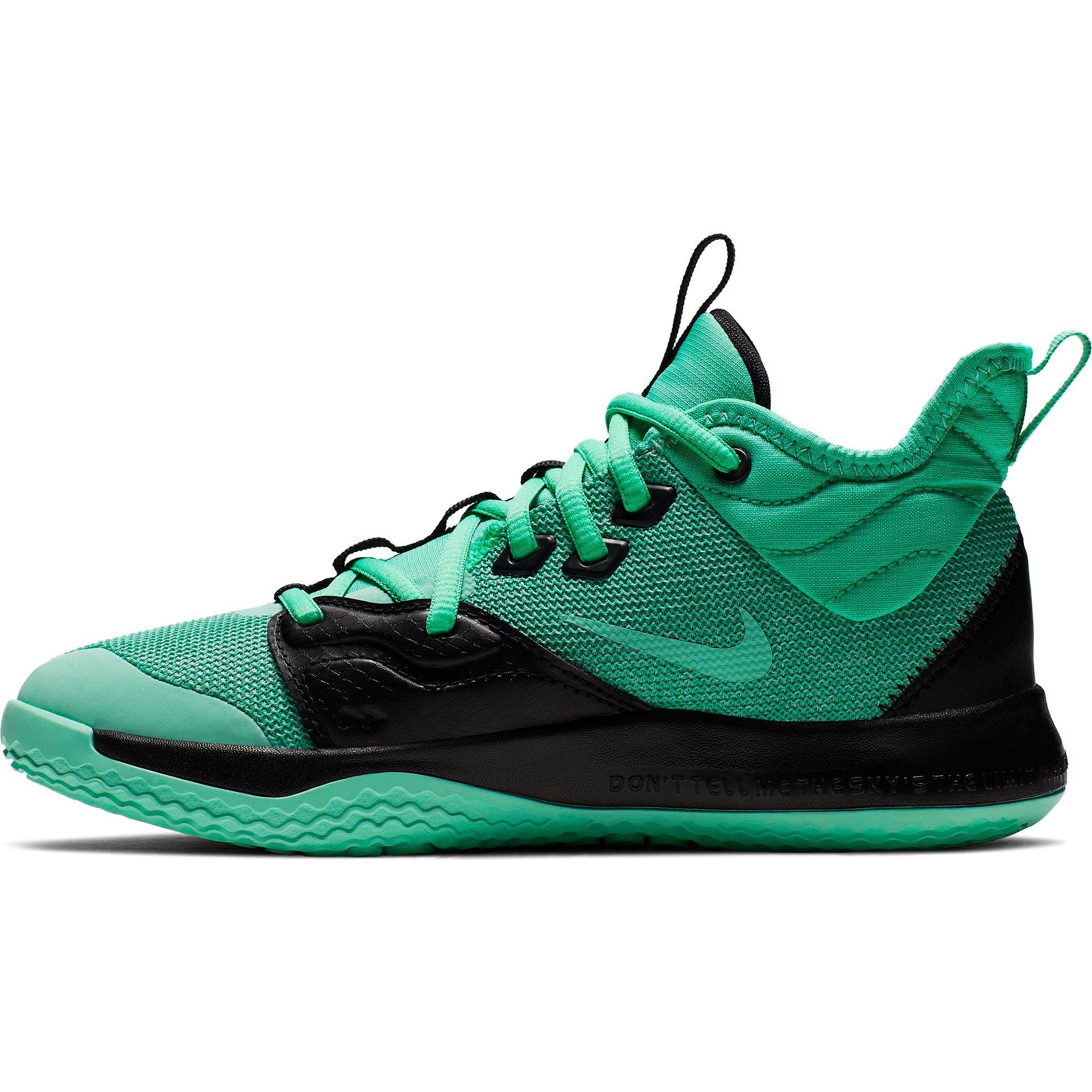 paul george shoes kids green