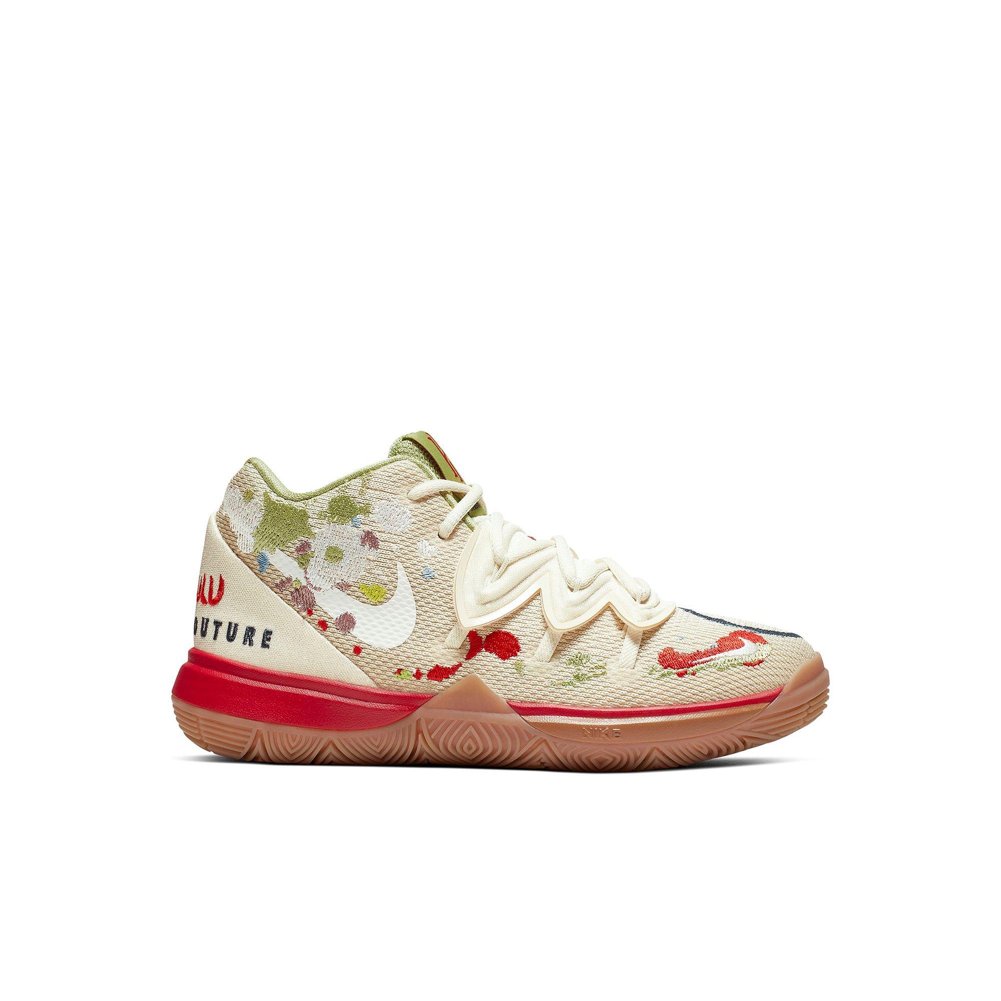 kyrie irving shoes kids brown