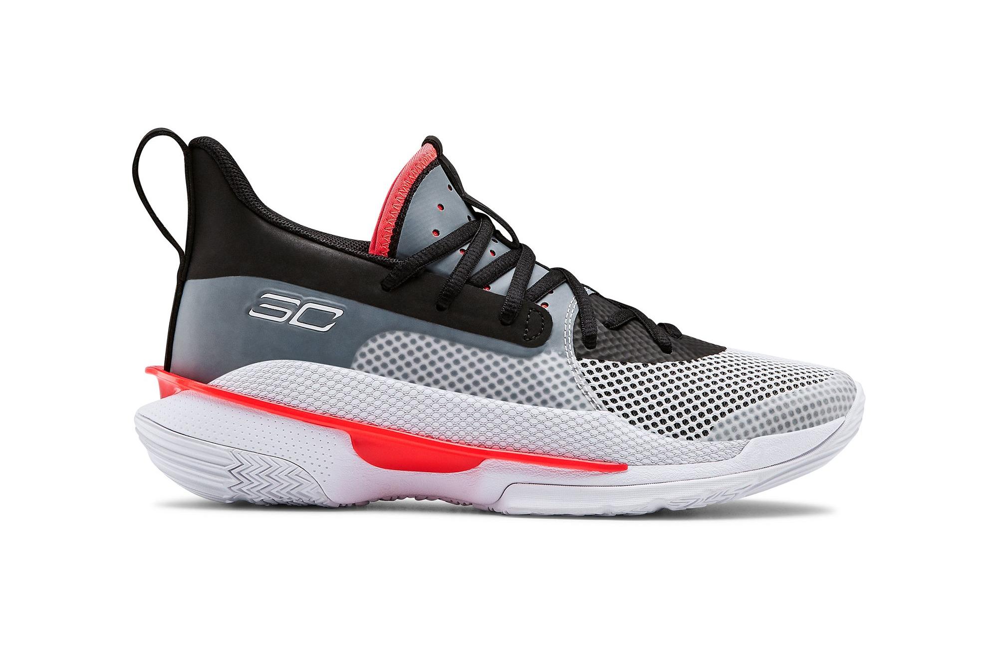 Sneakers Release: Under Armor Curry 7 “White” Men’s Basketball Shoe