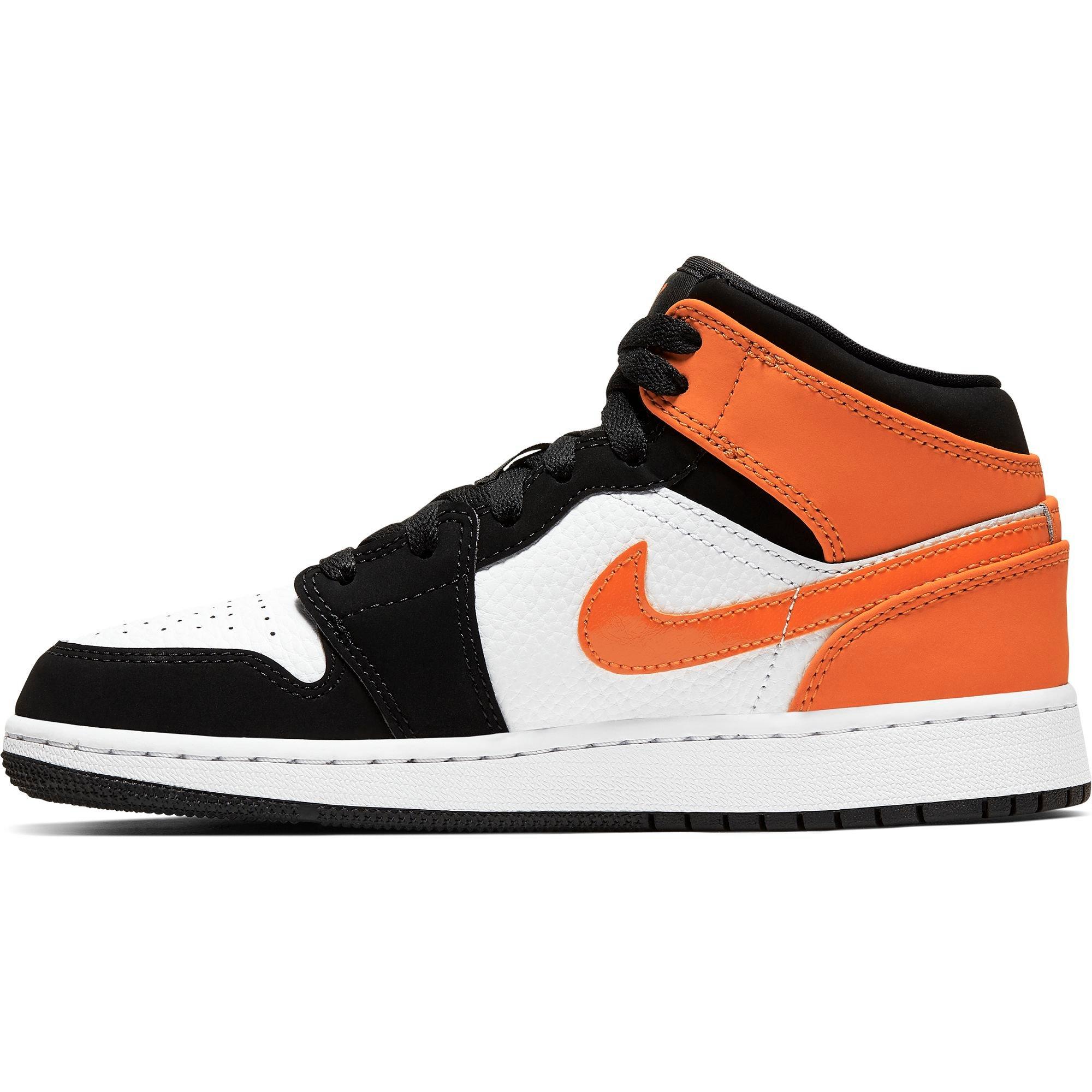 orange jordan sneakers