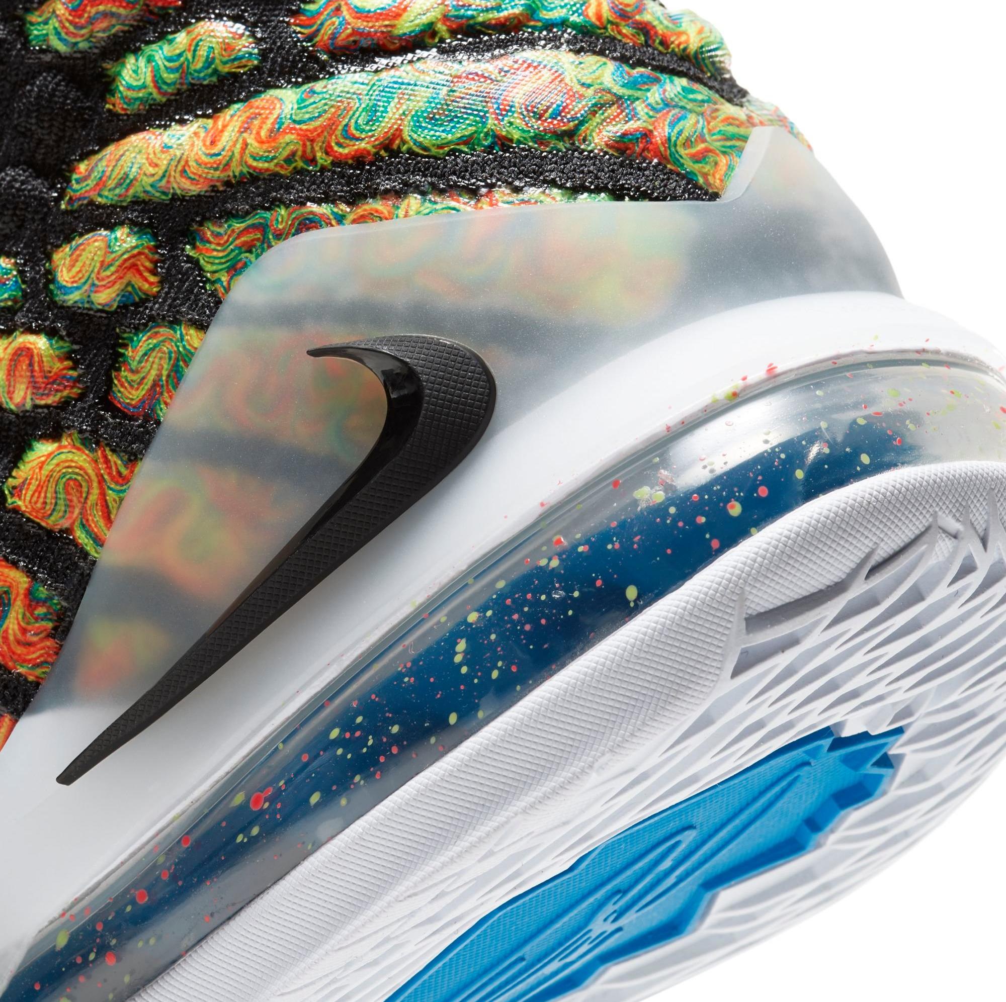 Sneakers Release – Nike LeBron 17 “James Gang”  Black/Multicolor Basketball Shoe