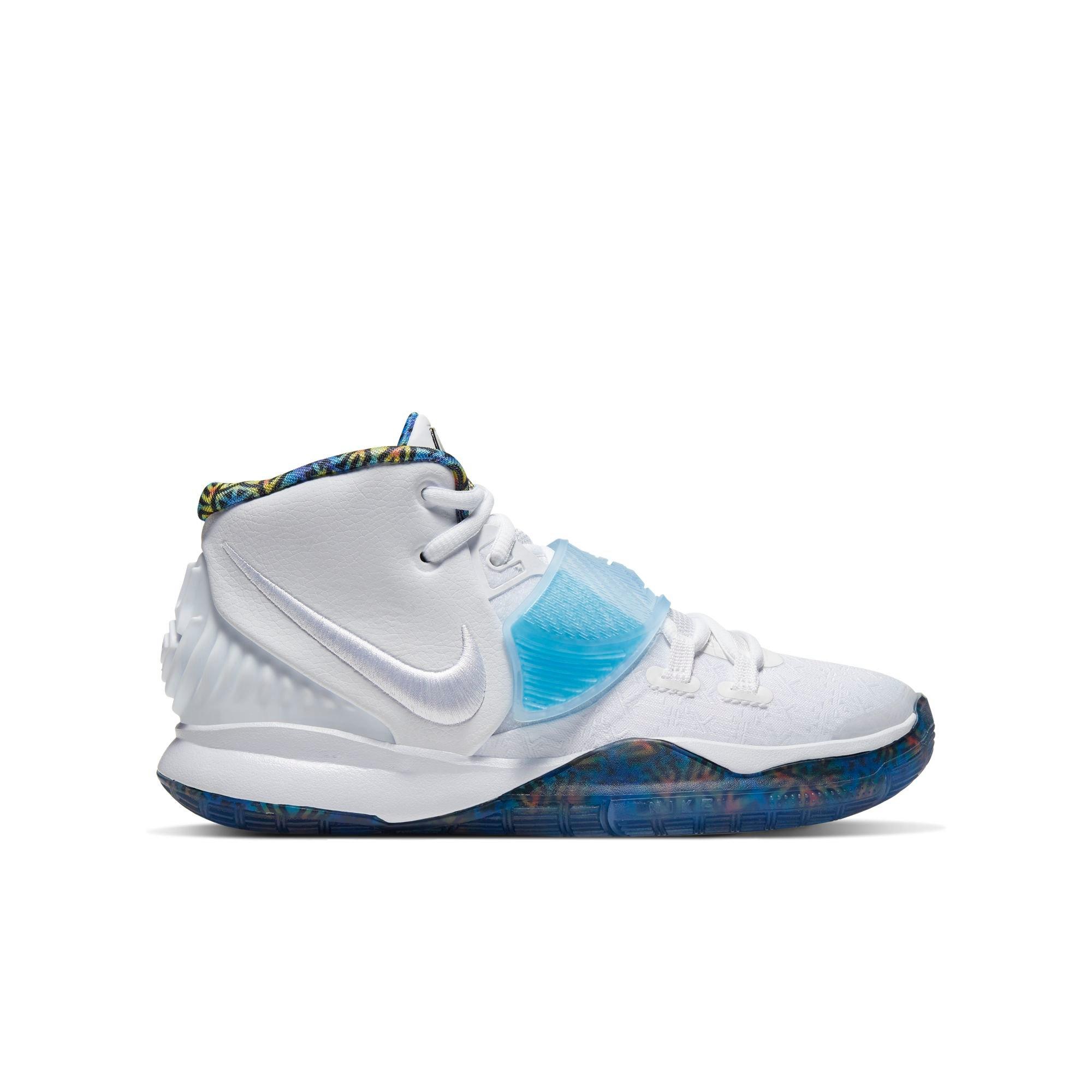 kyrie irving shoes white and blue