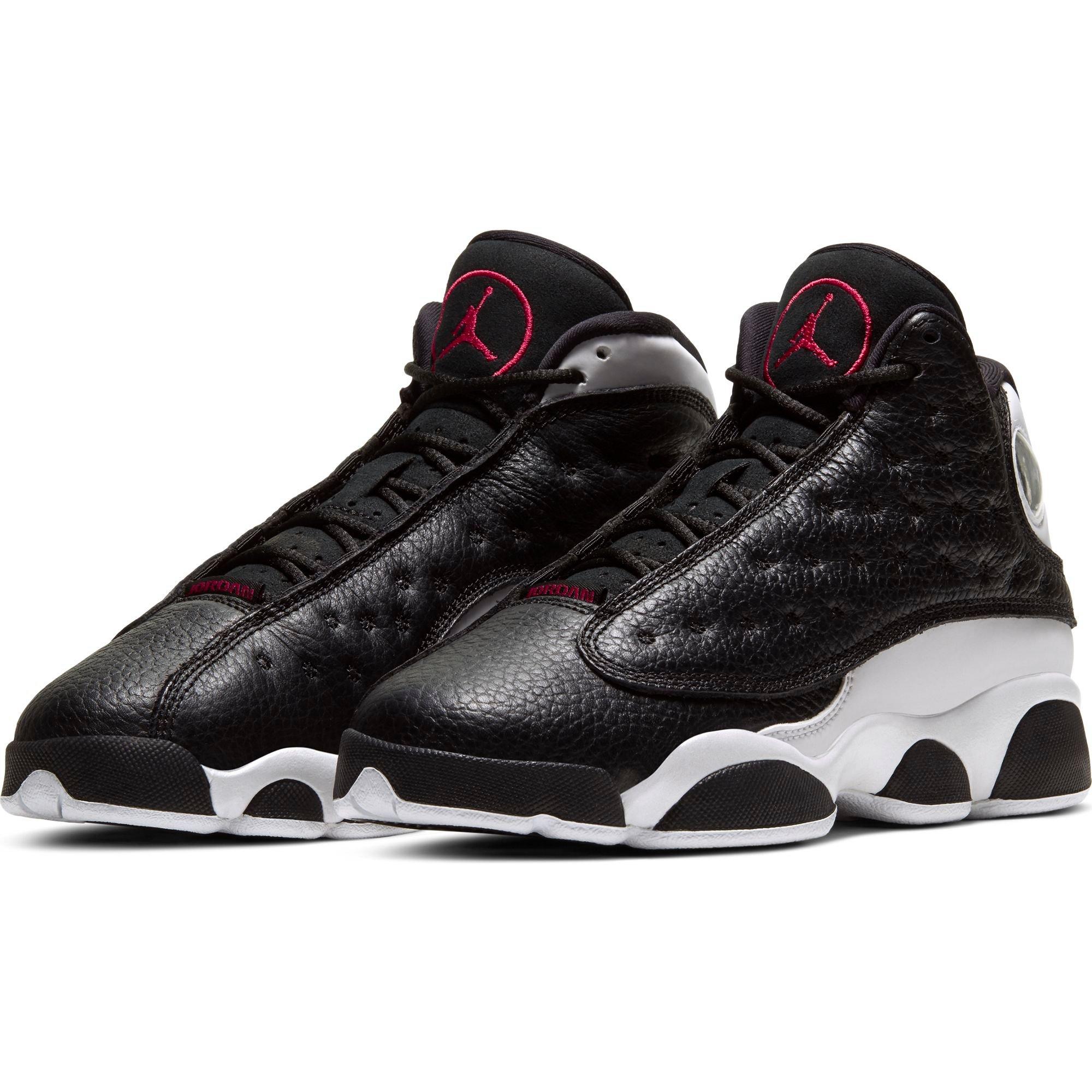 jordan retro 13 black white