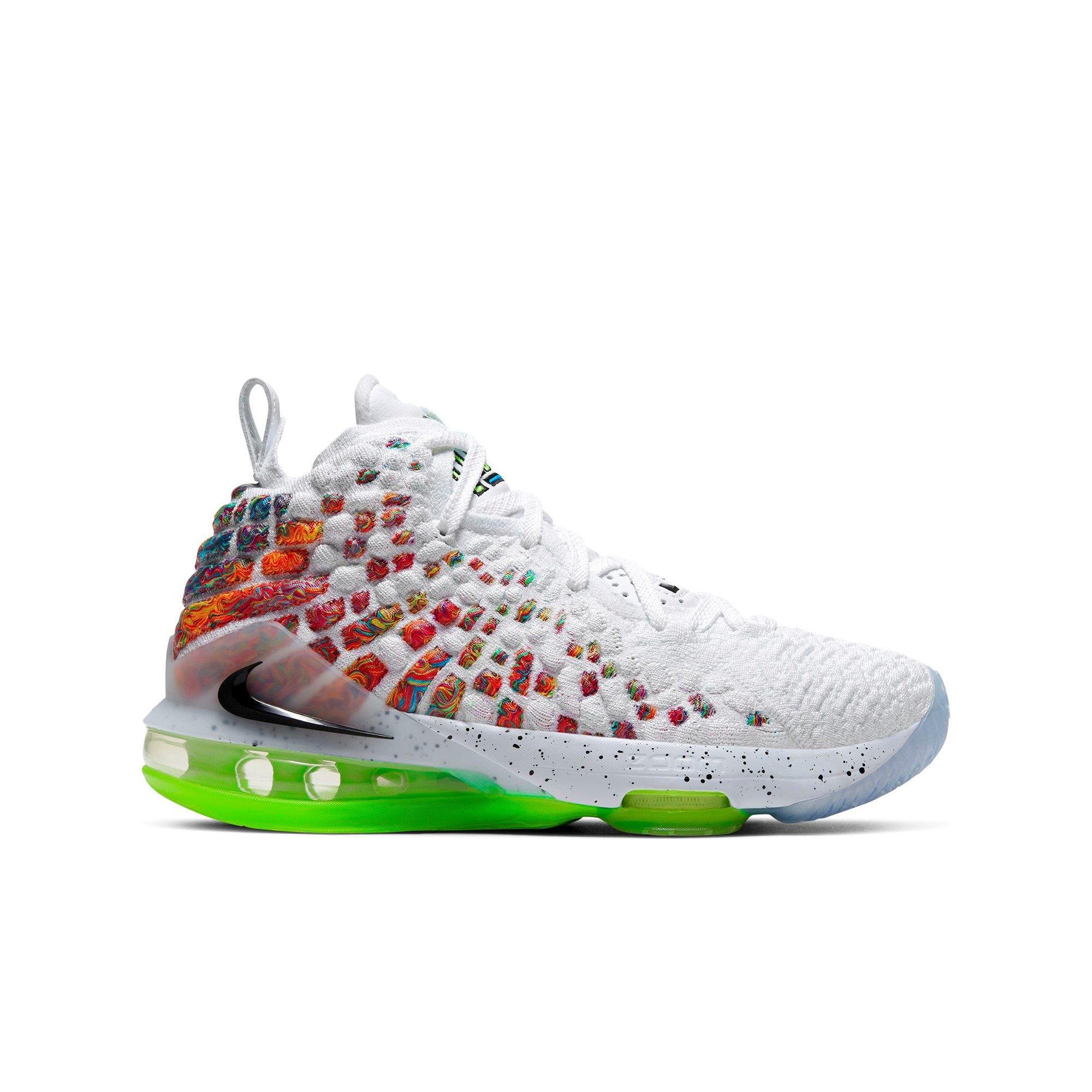 lebron shoes multicolor