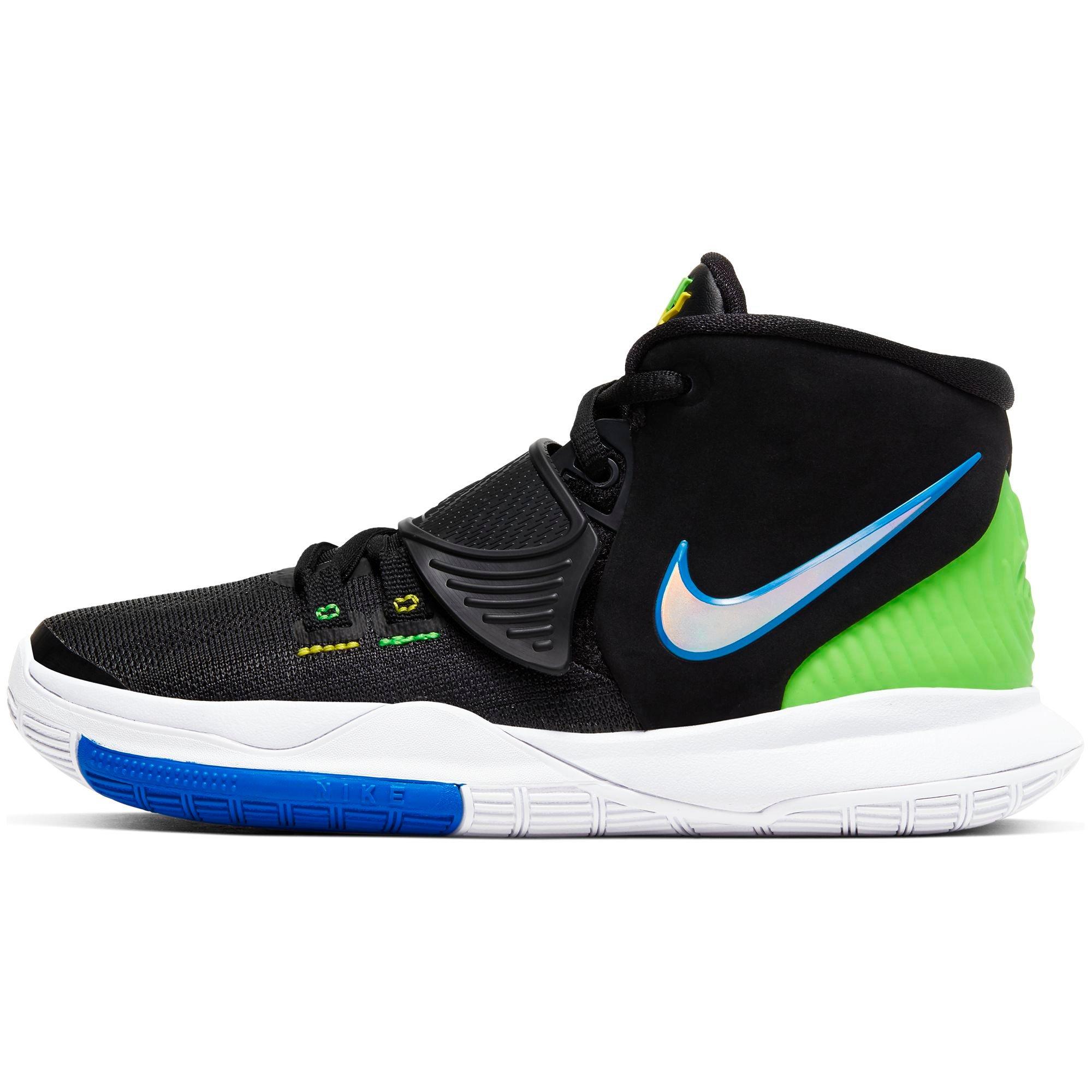 Nike Kyrie 6 VI Neon Graffiti Irving White Blue BQ4631 101