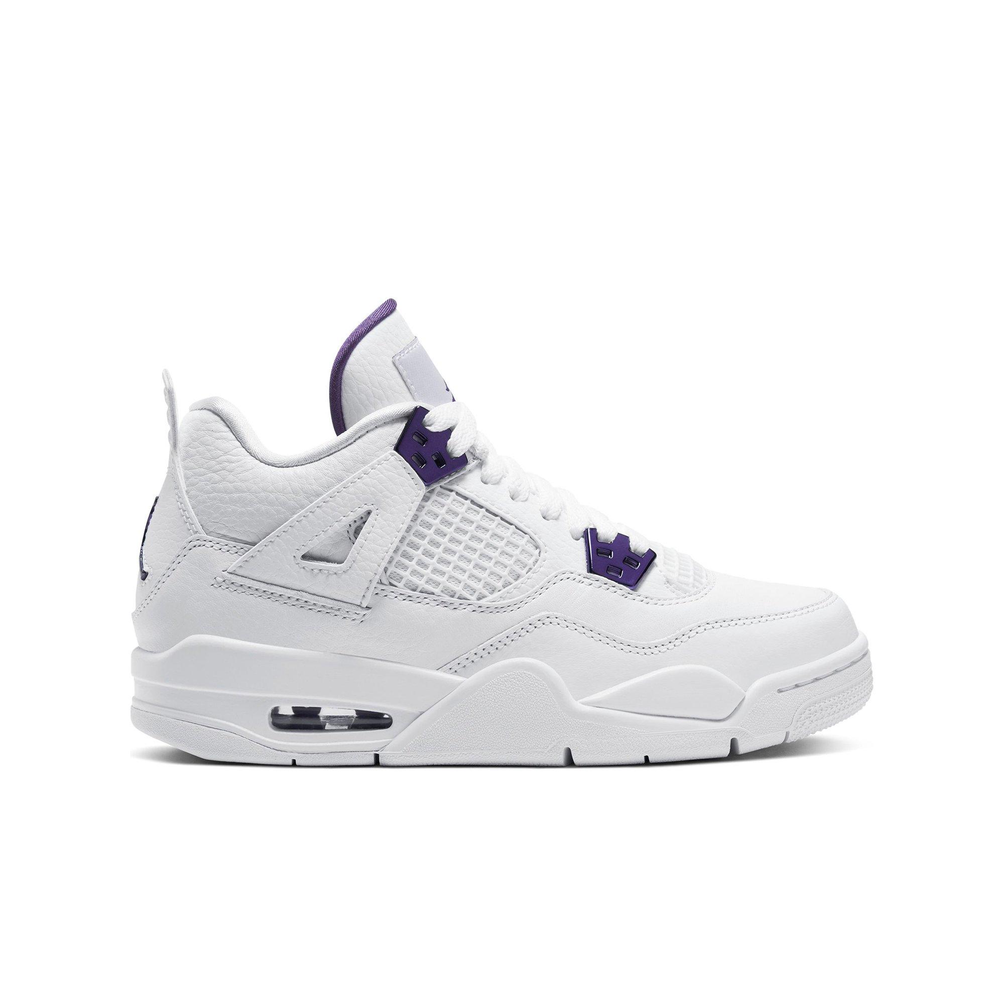 jordan iv black court purple