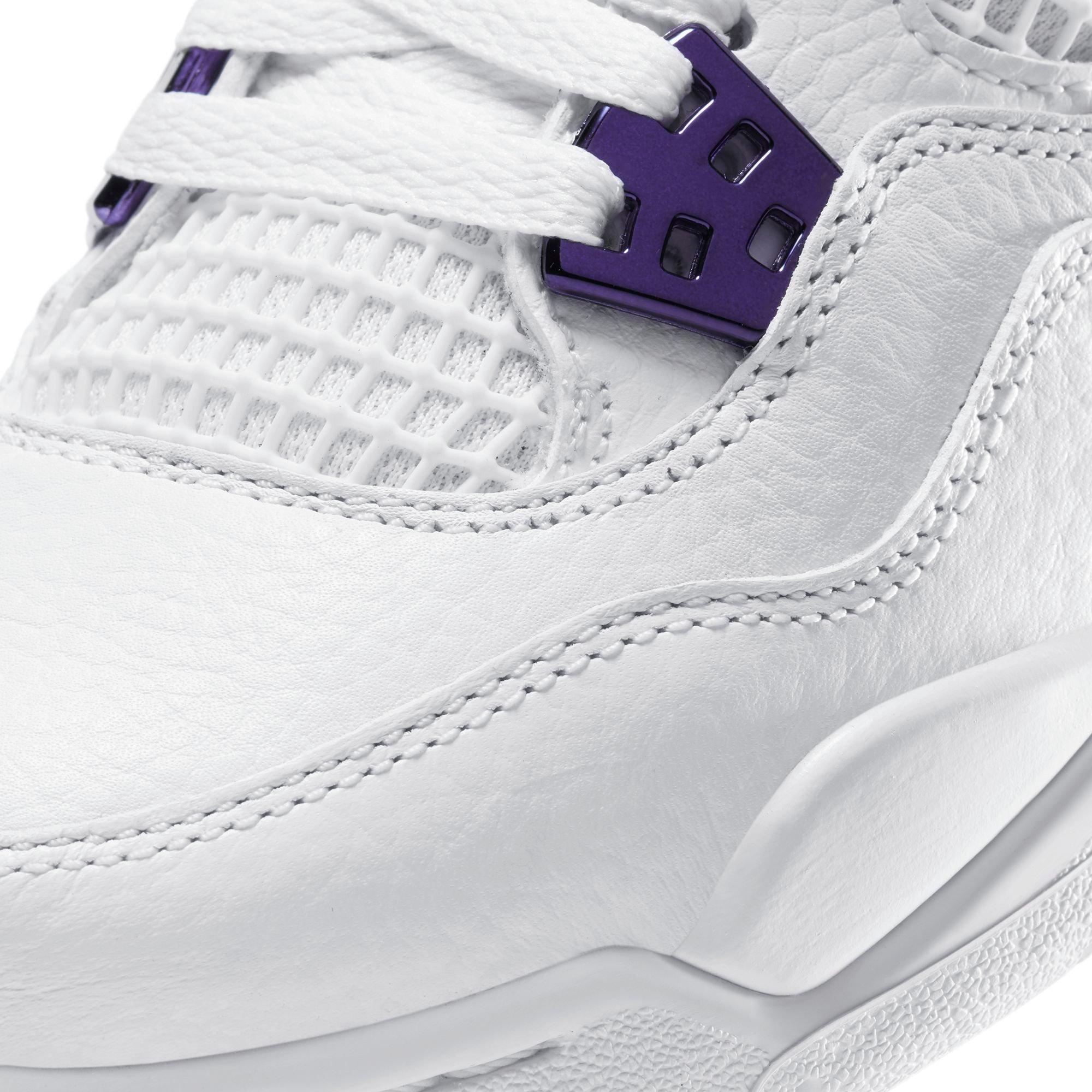 jordan 4 metallic purple grade school