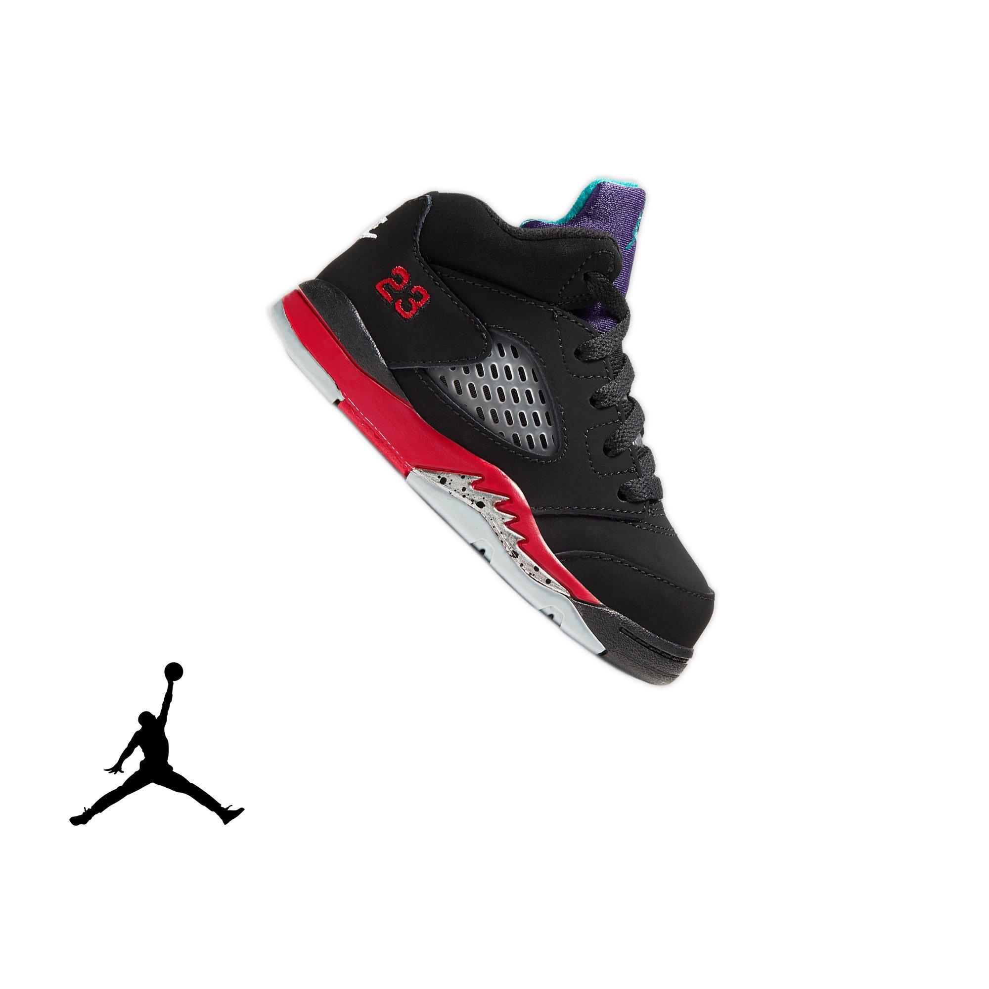 red and black toddler jordans