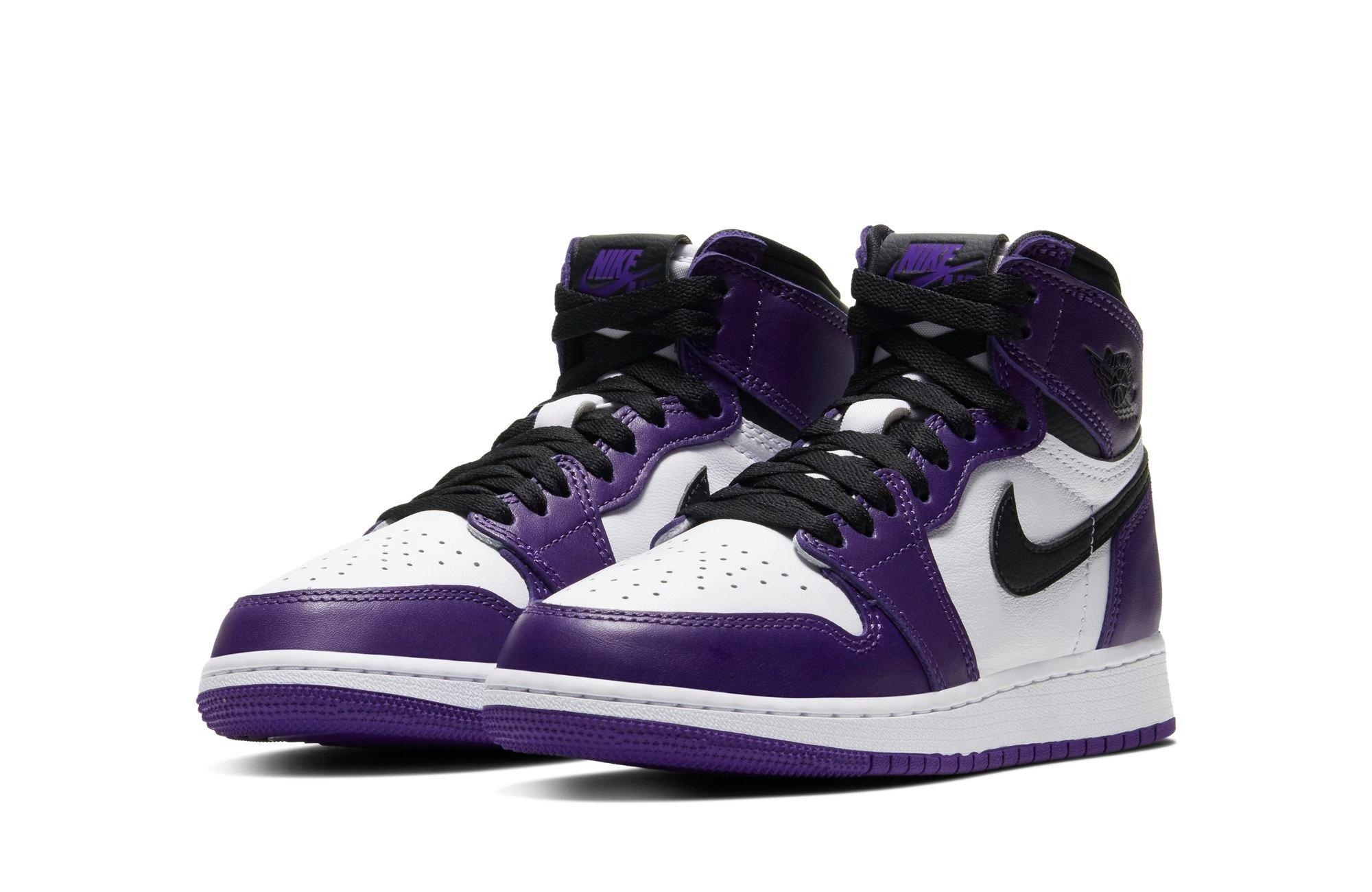 1/6 Scale Sneakers Sports Shoes Trainers Air AJ1 Purple 
