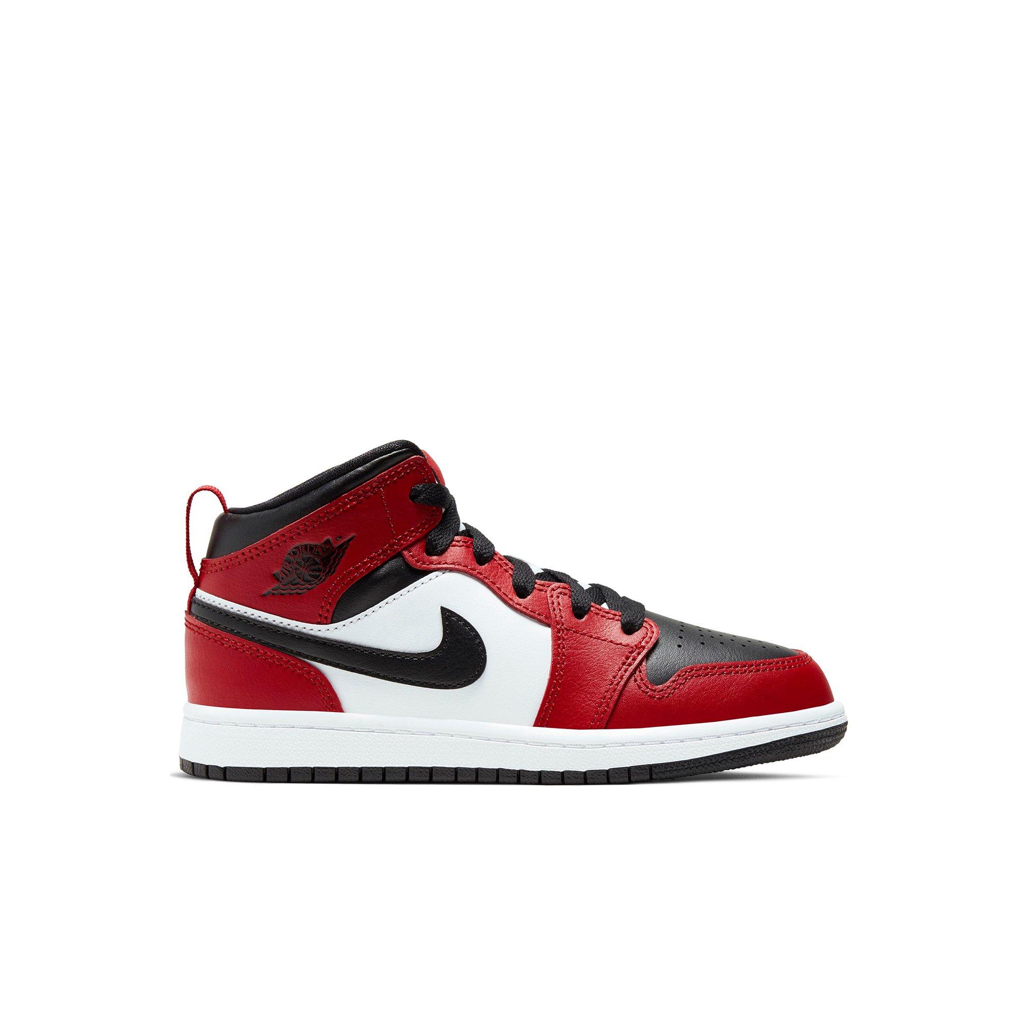 jordan 1 mid gym red white