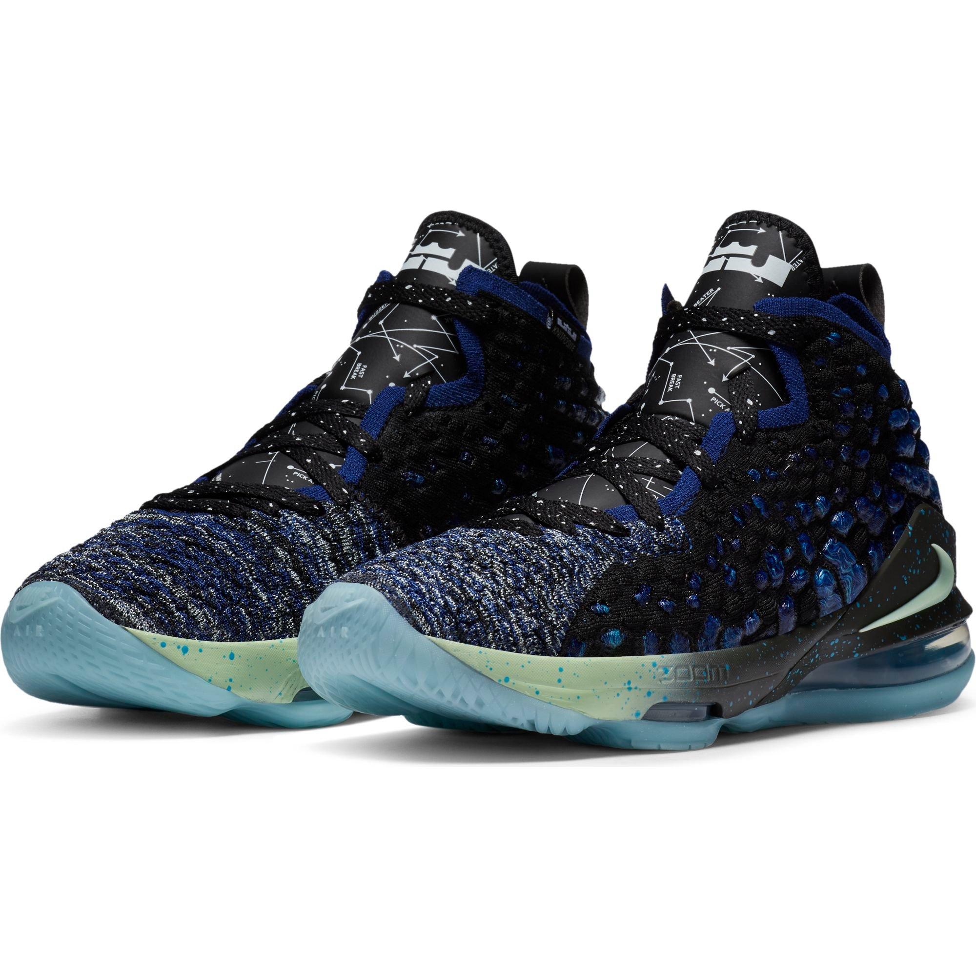 lebron blue shoes