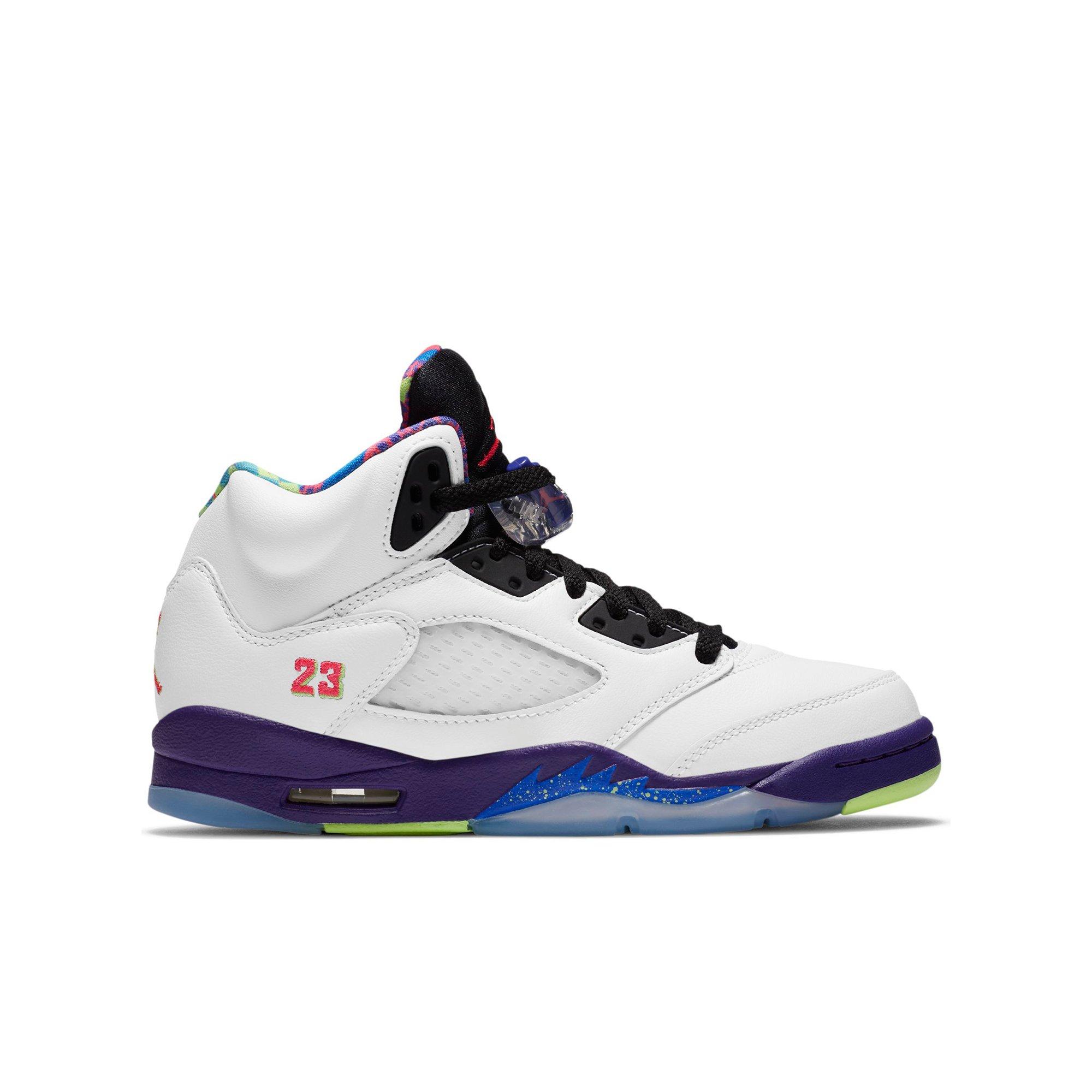 jordan shoes purple and white