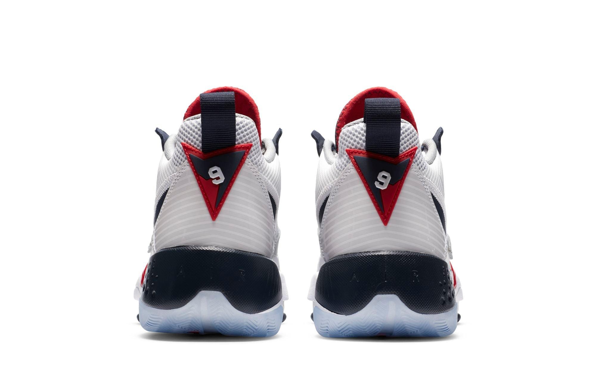 Jordan Zoom '92 "White/Obsidian" Grade School Kids' Shoe