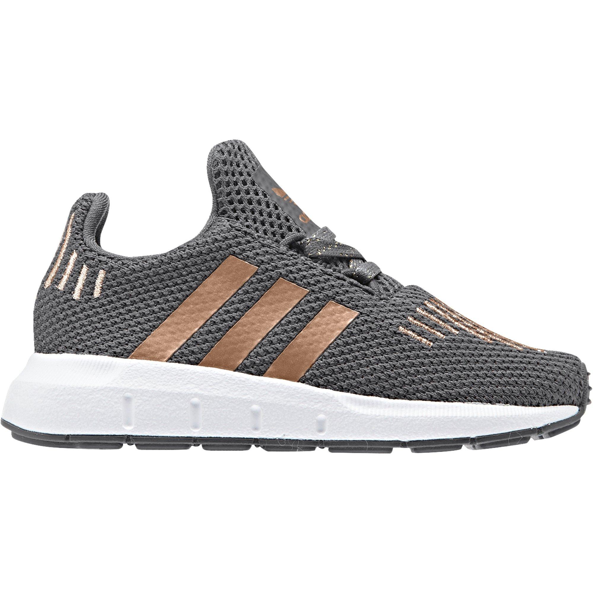 grey and gold adidas shoes