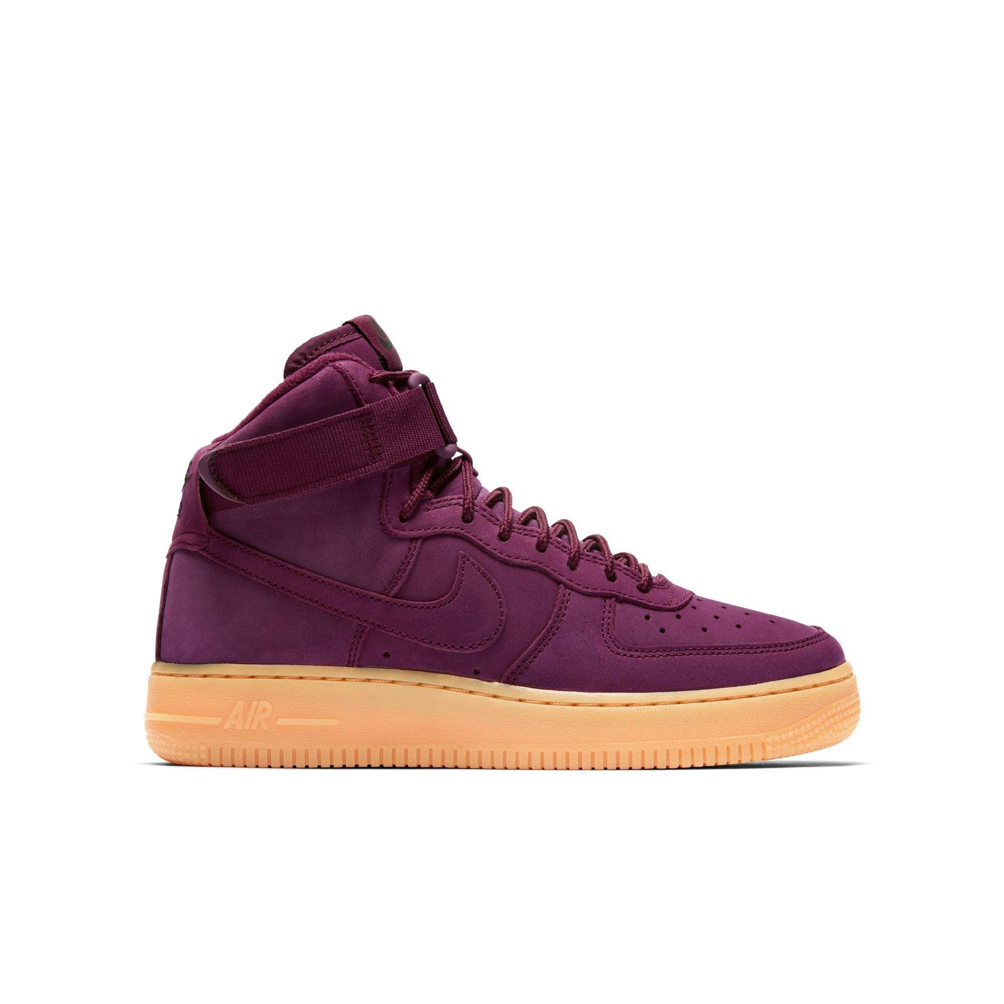 purple air force 1 high top