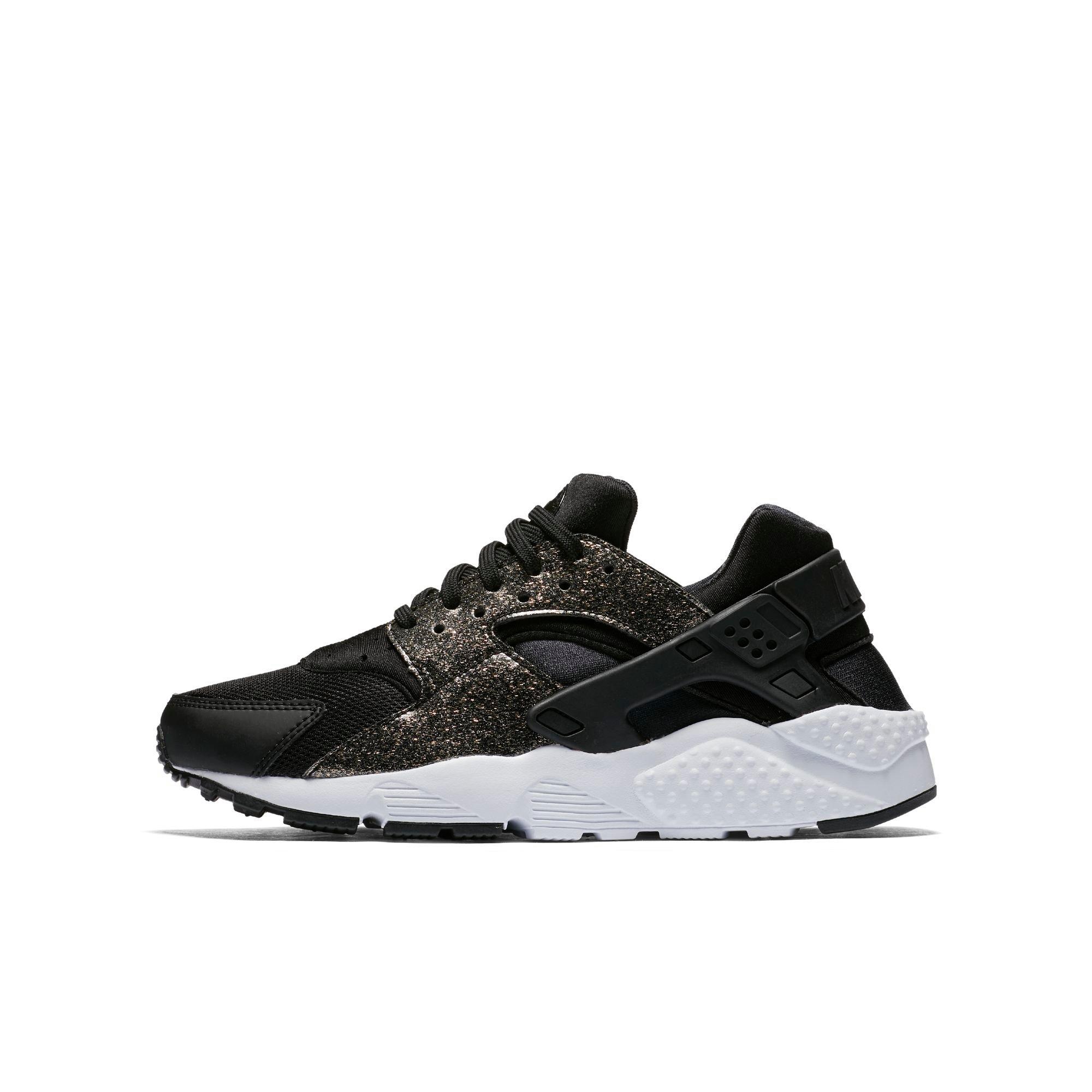 nike huarache black and gold