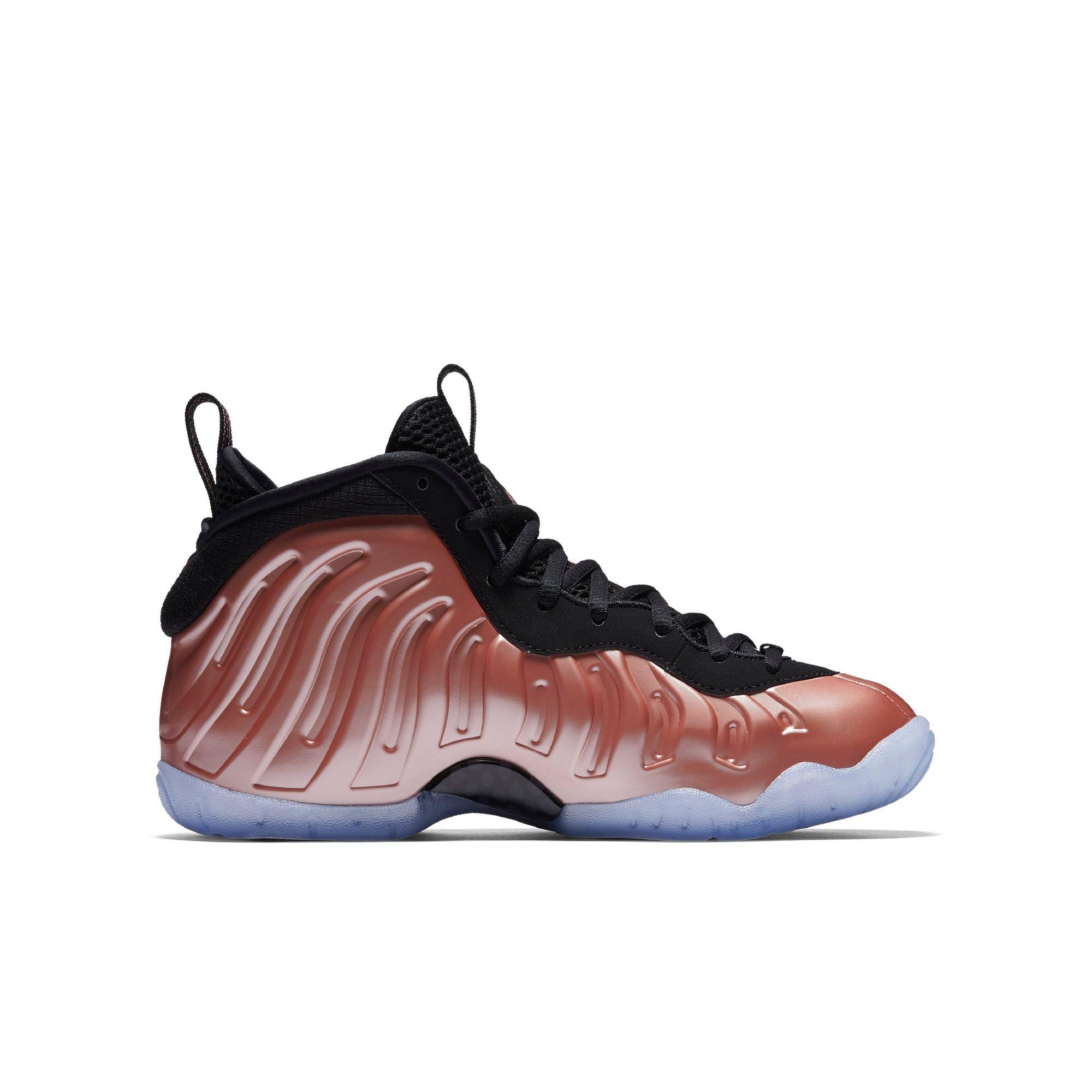 rose gold foamposite grade school