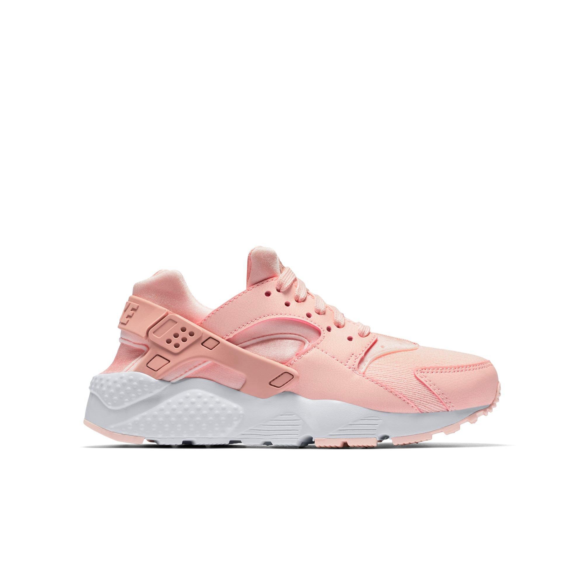 nike huarache grey and pink