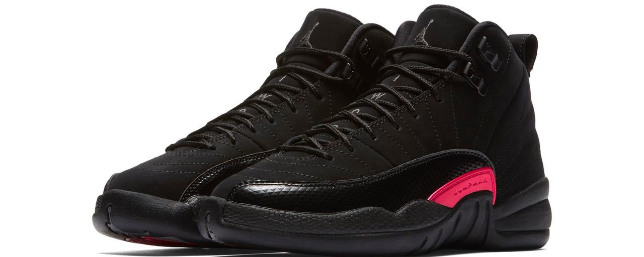 Sneaker Release Kids Air Jordan Retro 12 &quot;Black/Rush Pink&quot;