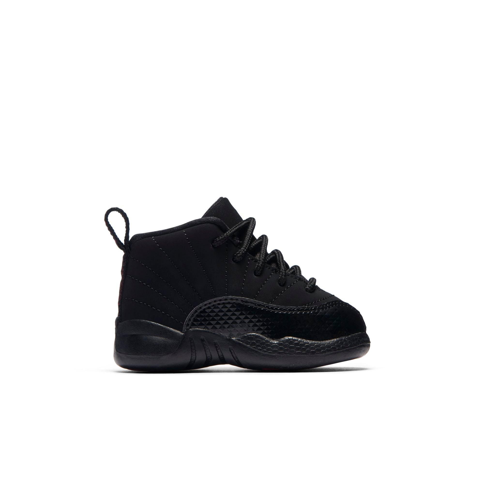 jordan 12 black toddler