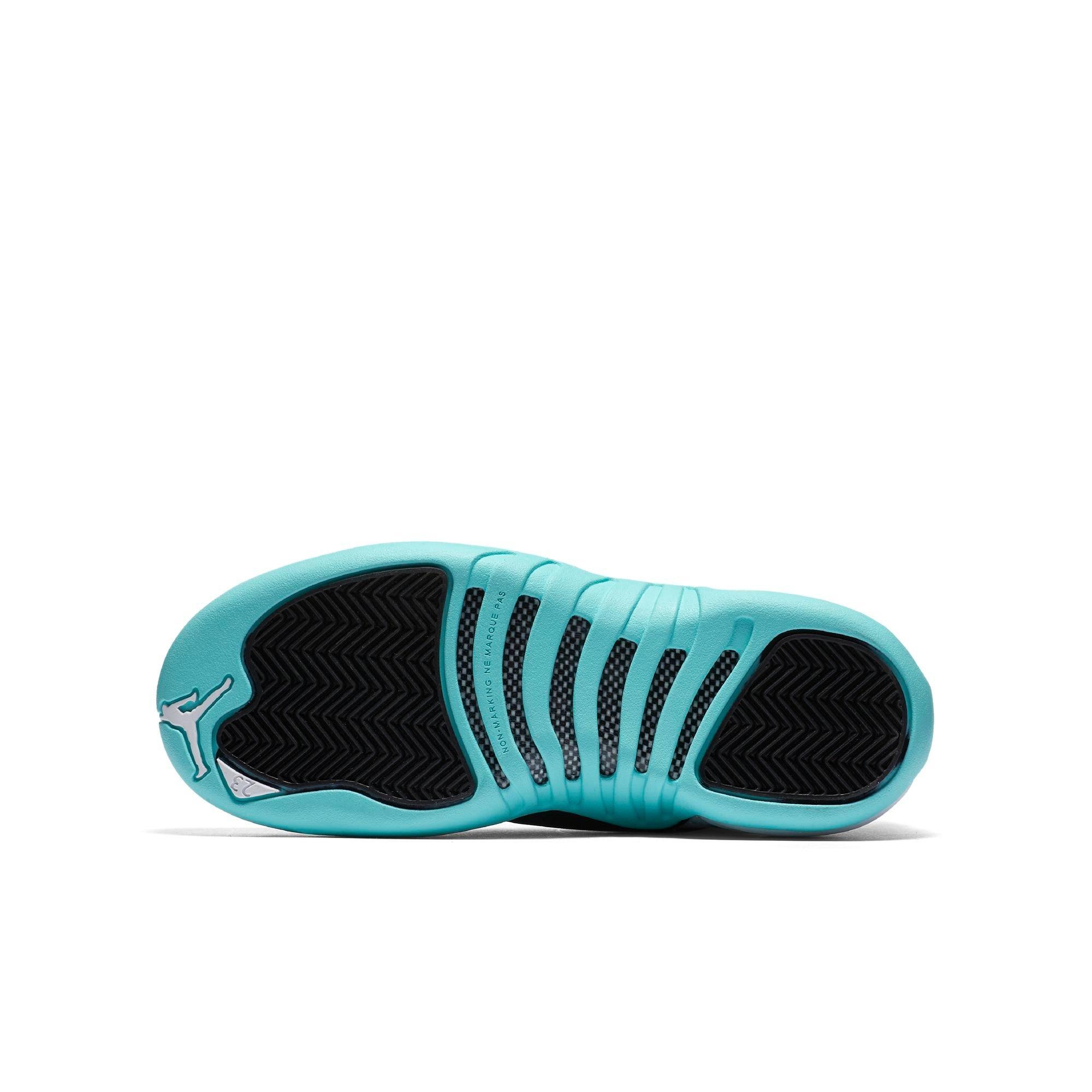 jordan retro 12 aqua grade school