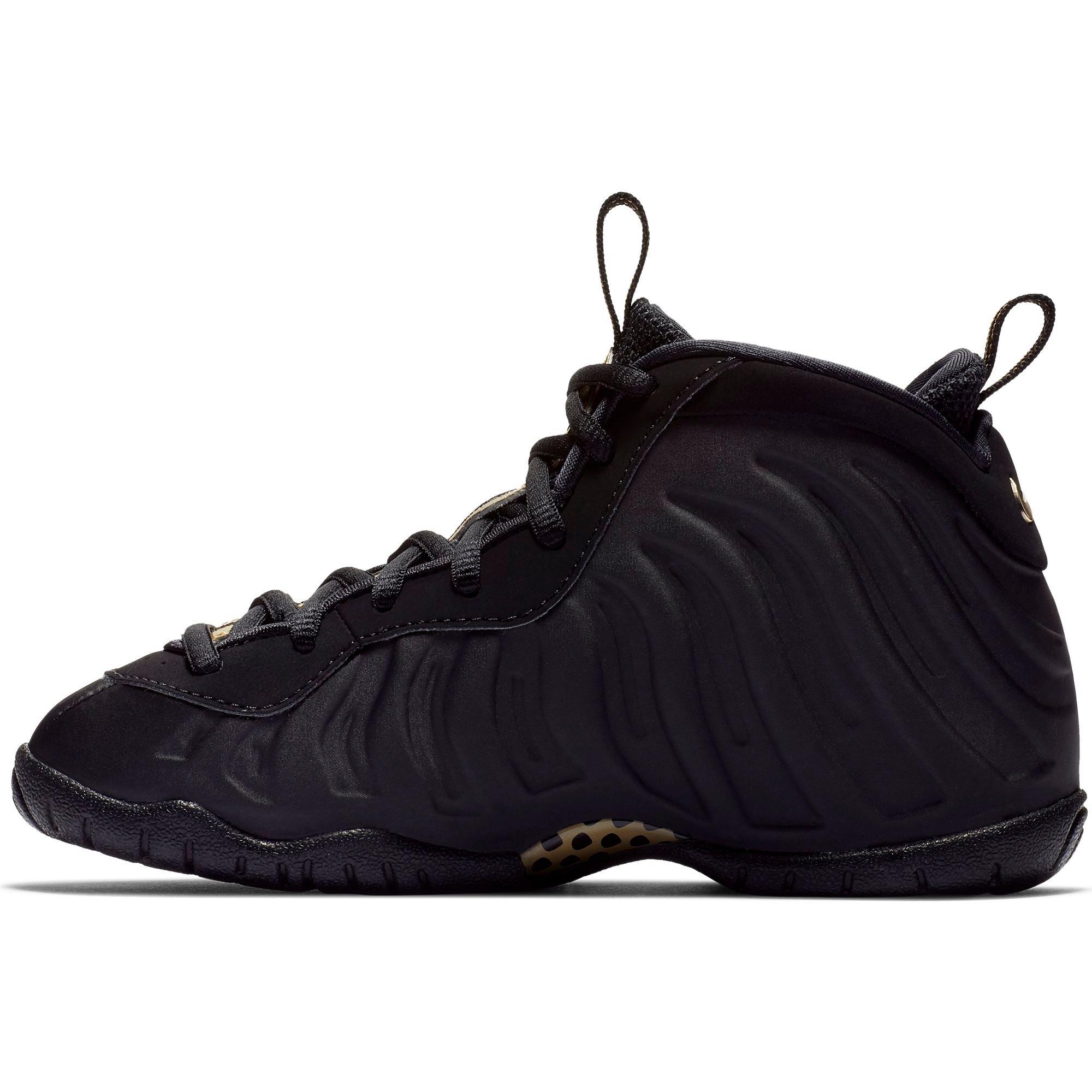 black and gold foamposites preschool