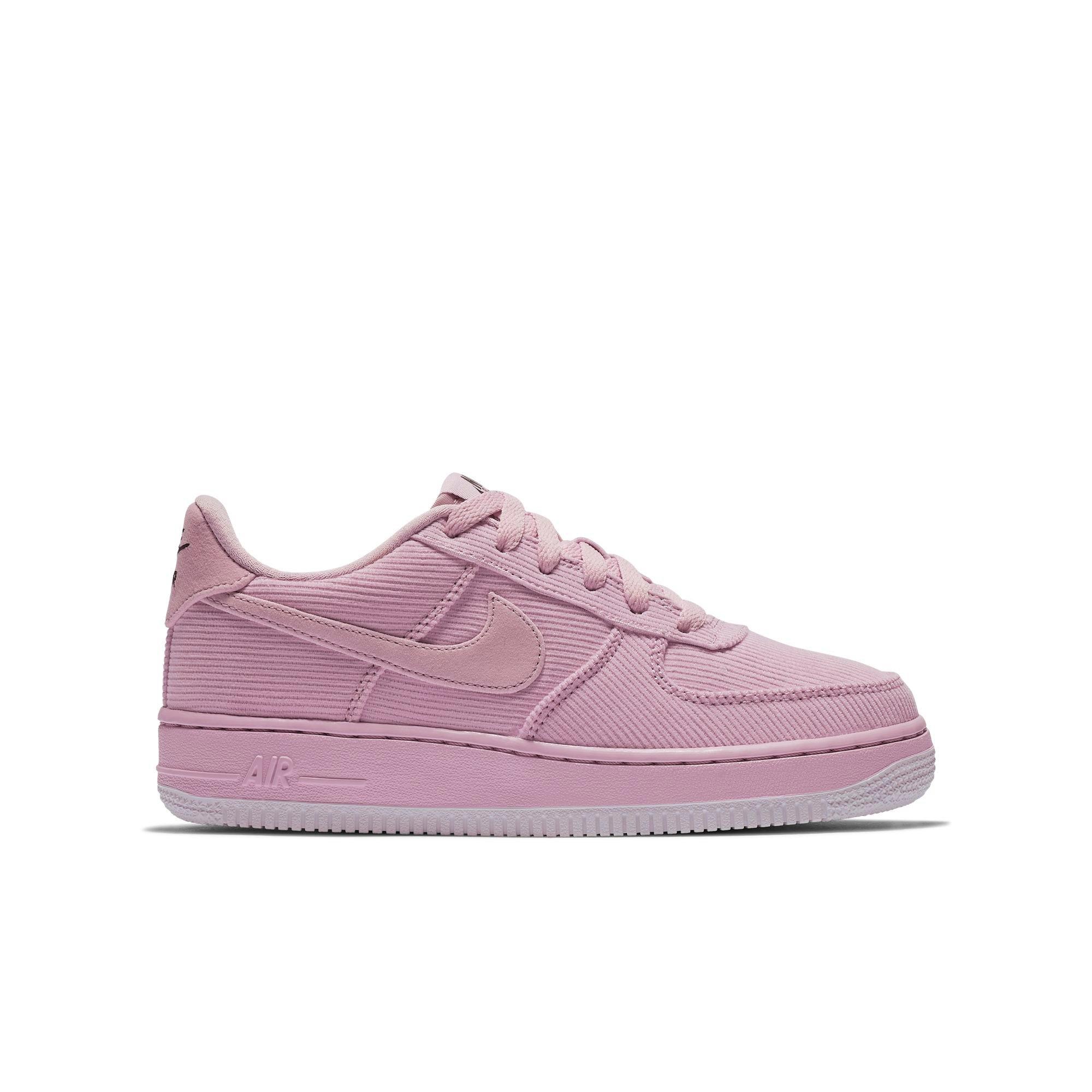 pink corduroy air force ones