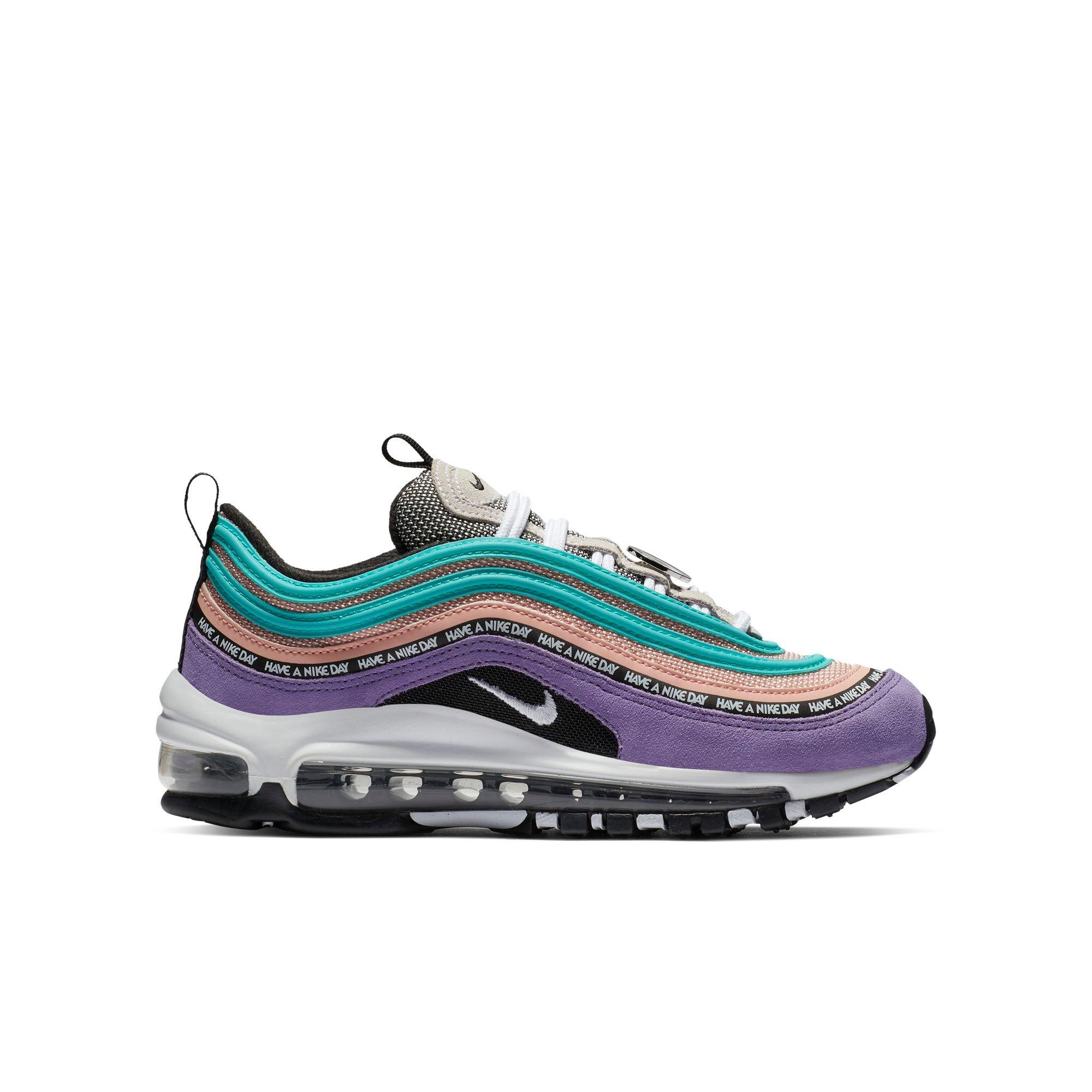 turquoise and purple air max 97