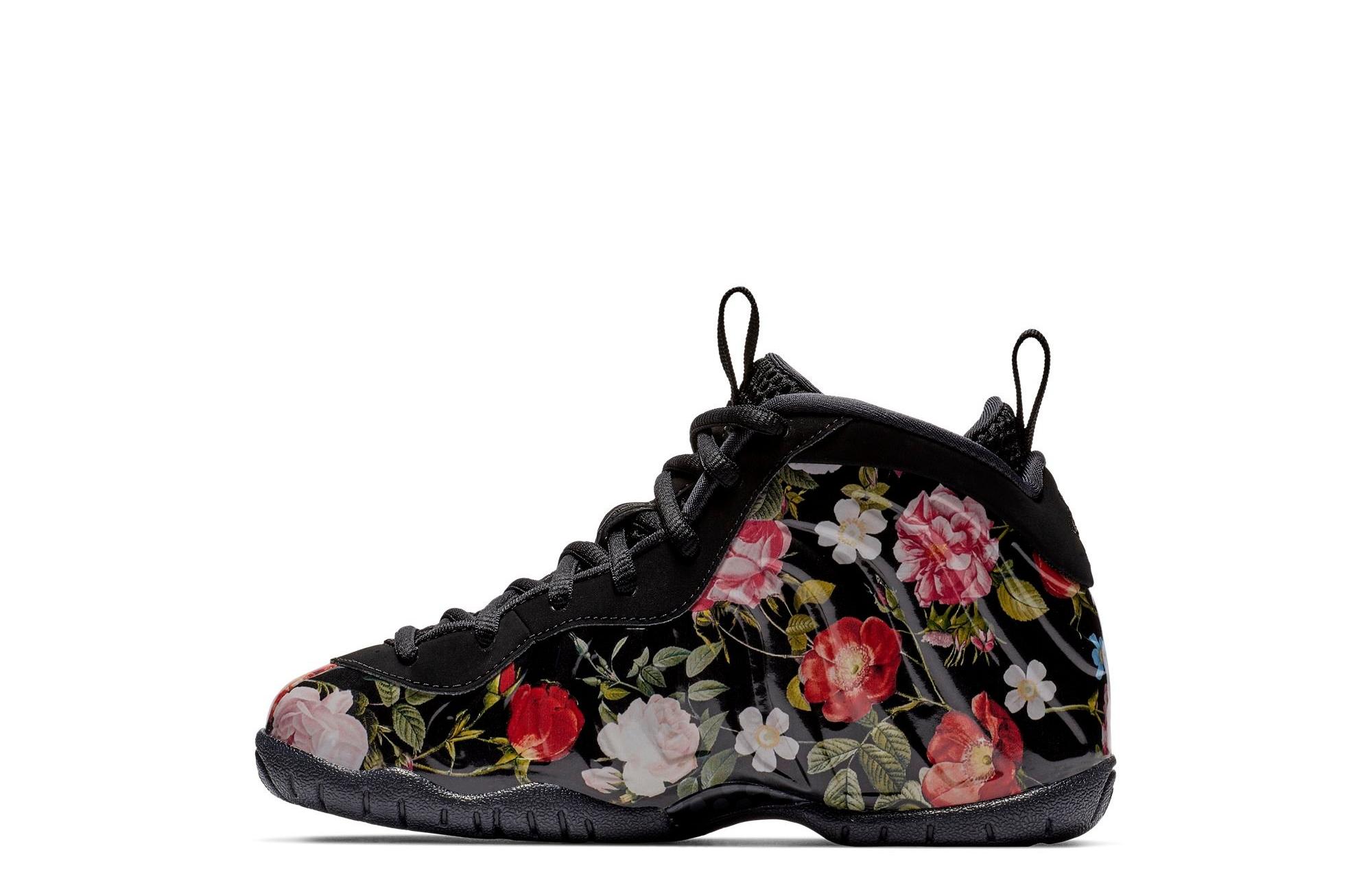 Floral foamposite outlet clothing