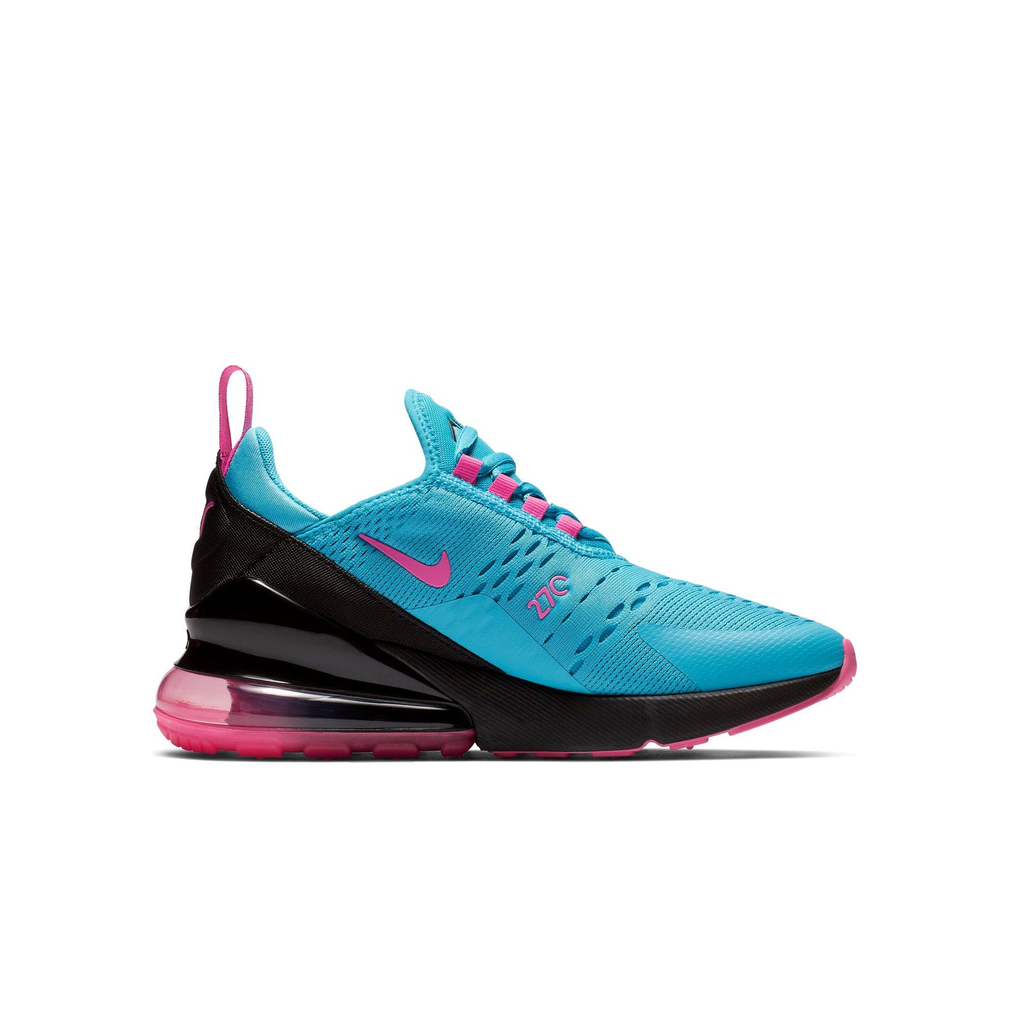 blue and pink nike 270
