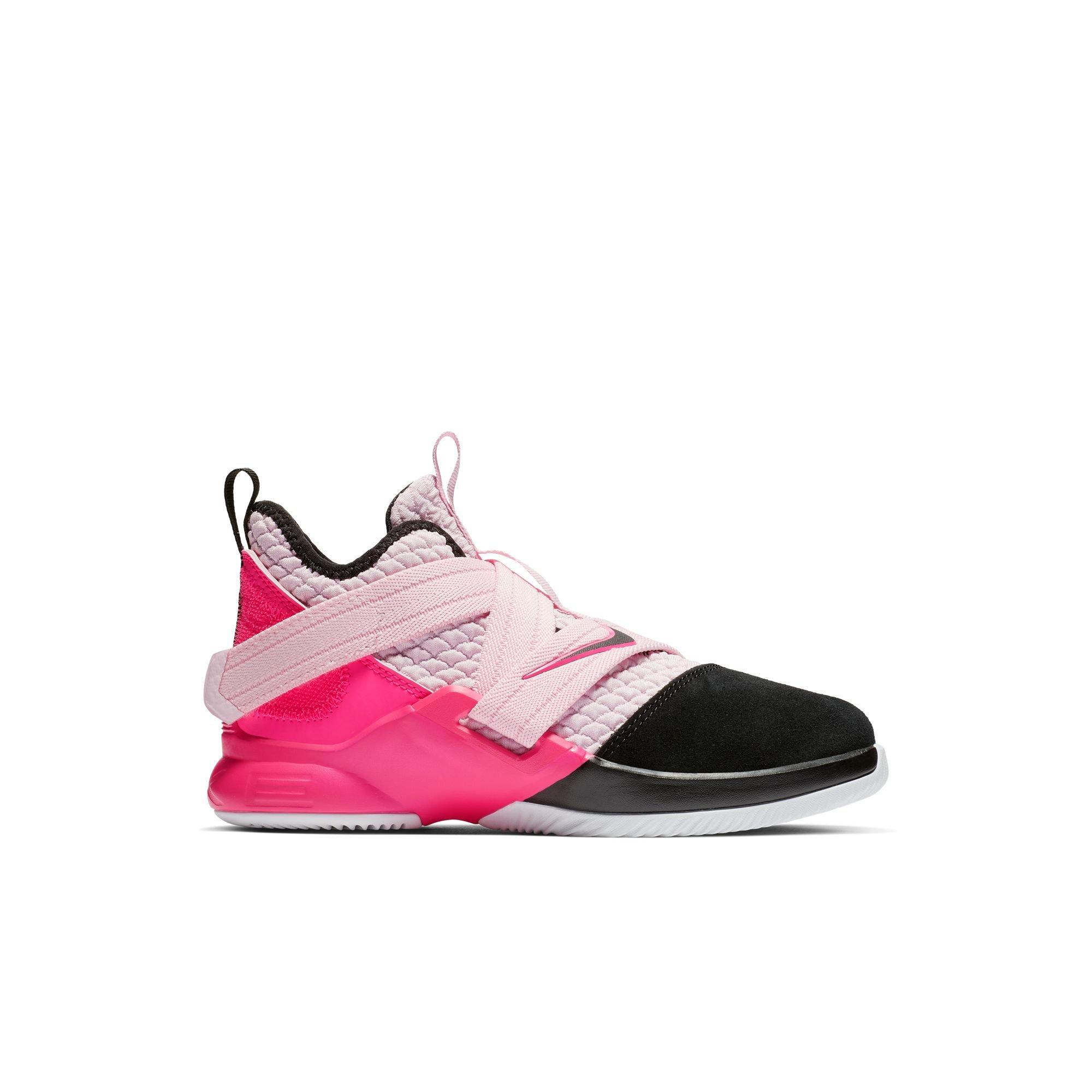 lebron shoes kids pink