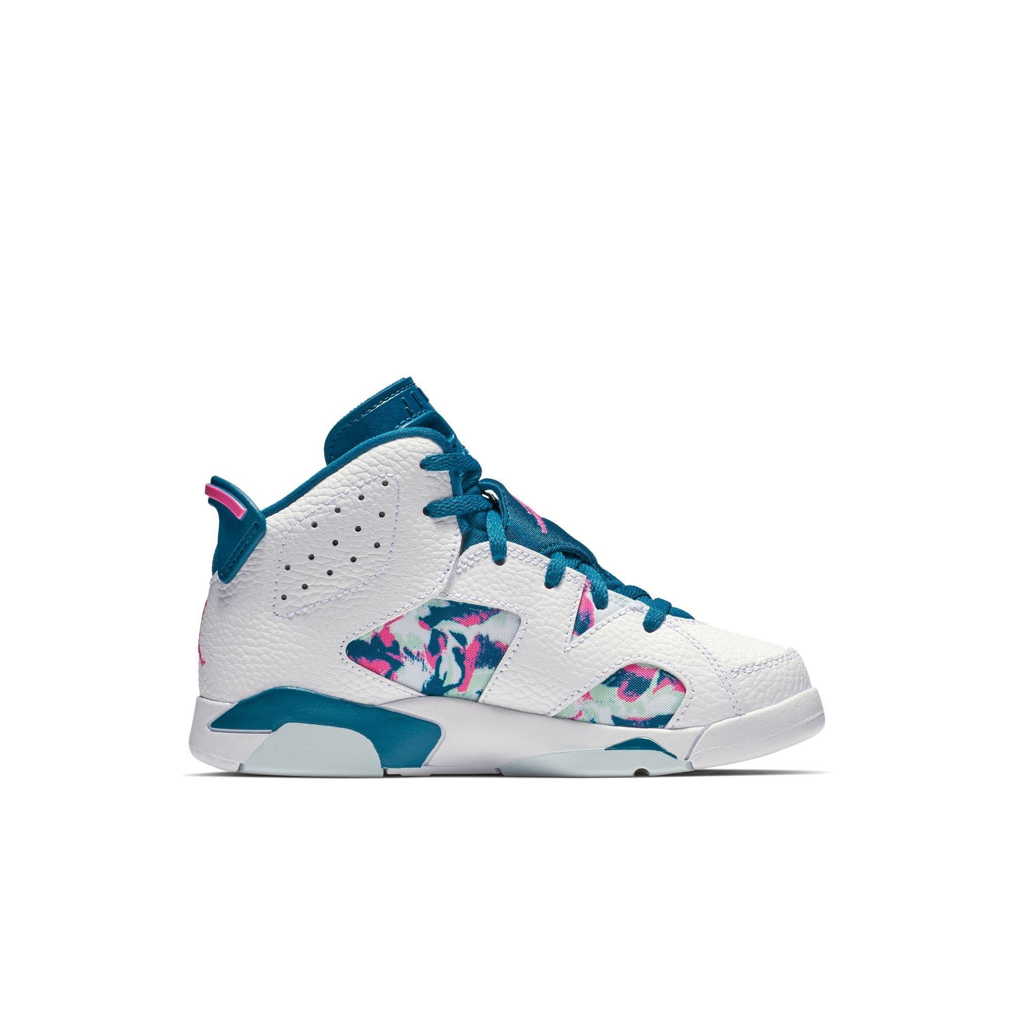 jordan retro 6 green abyss