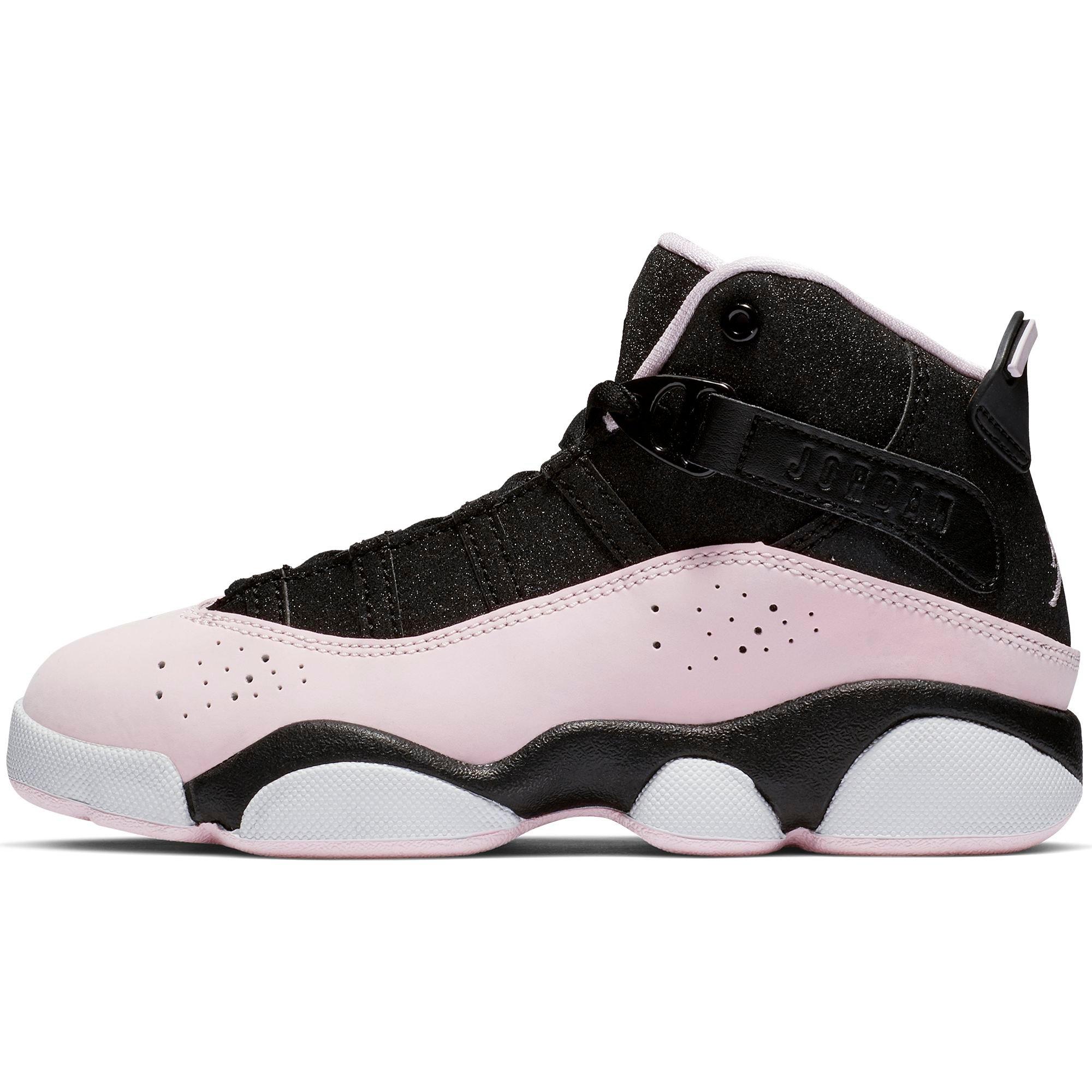 jordan 6 rings black pink