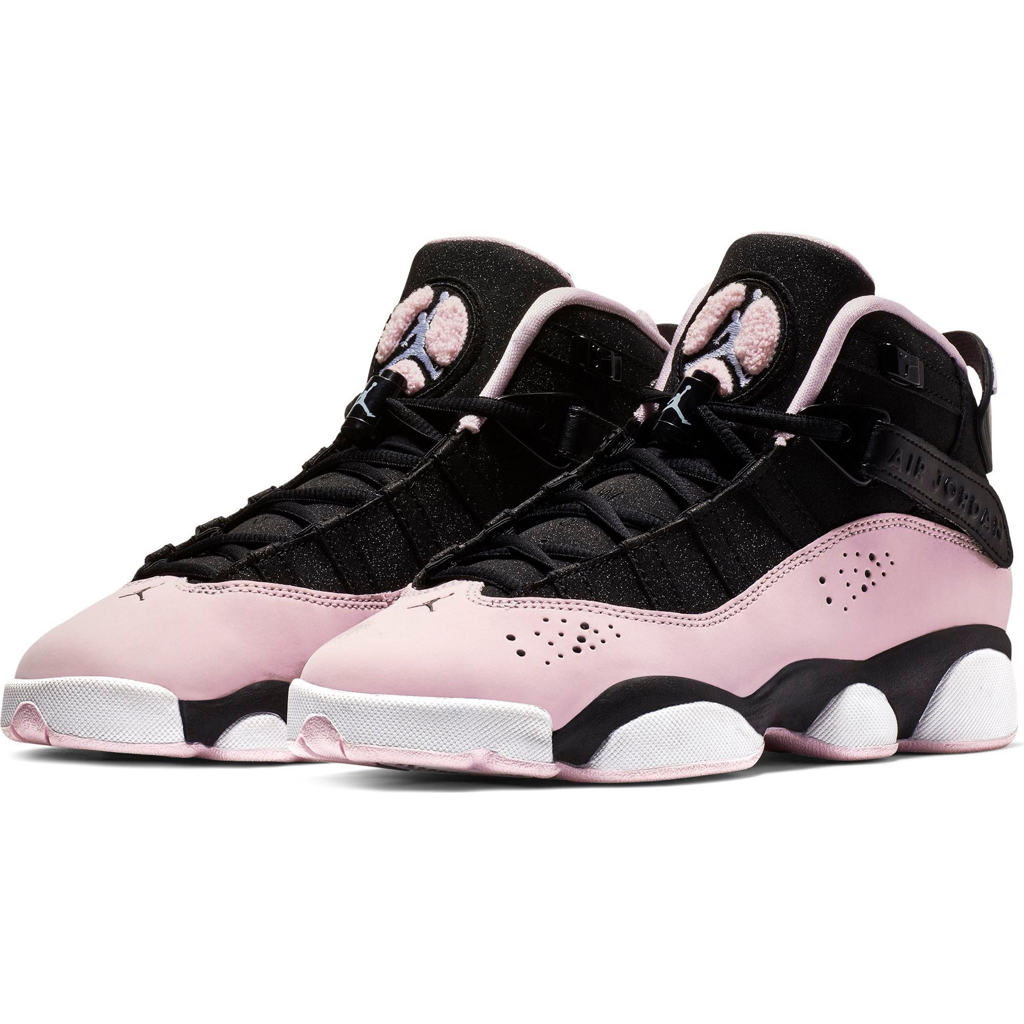 jordan 6 rings pink and black