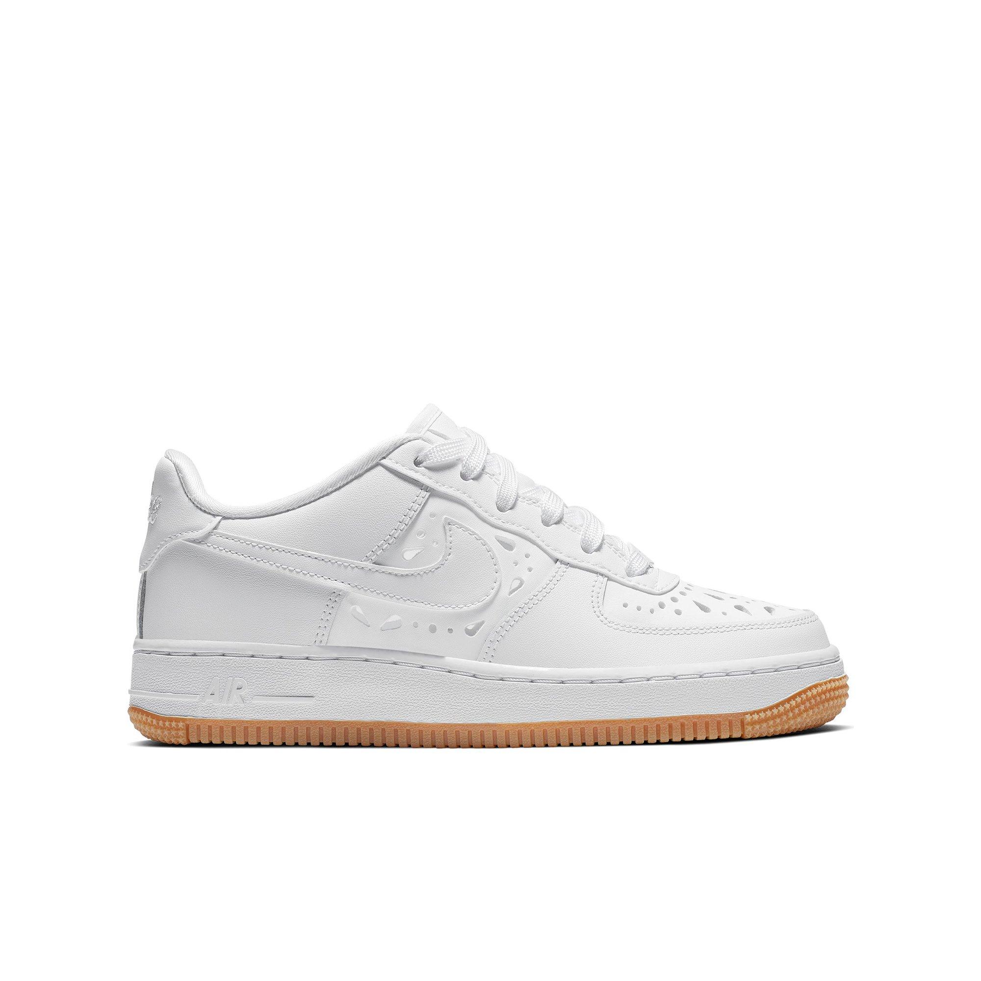 Nike Air Force 1 Floral Off White Grade School Kids Shoe
