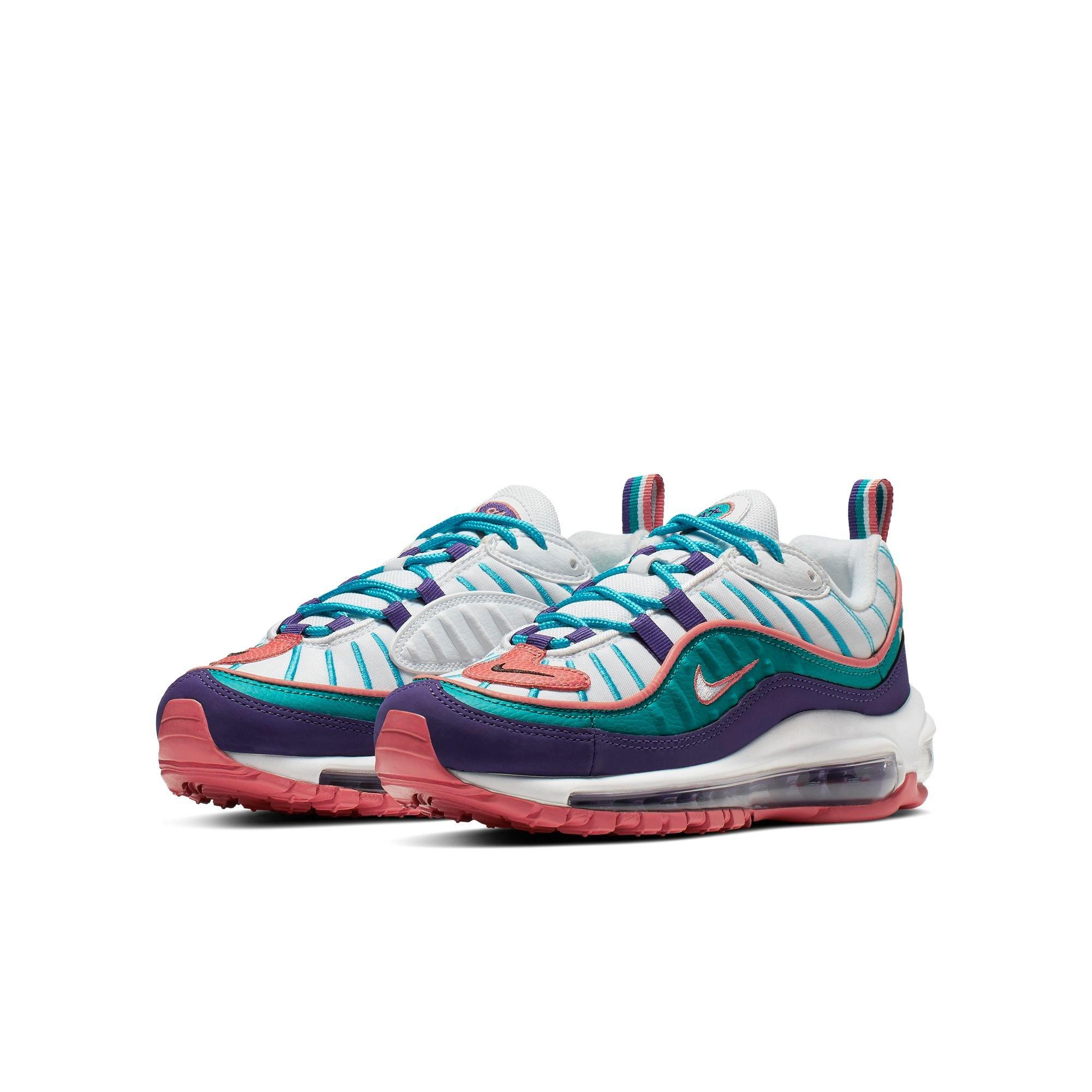 air max 98 orange purple teal