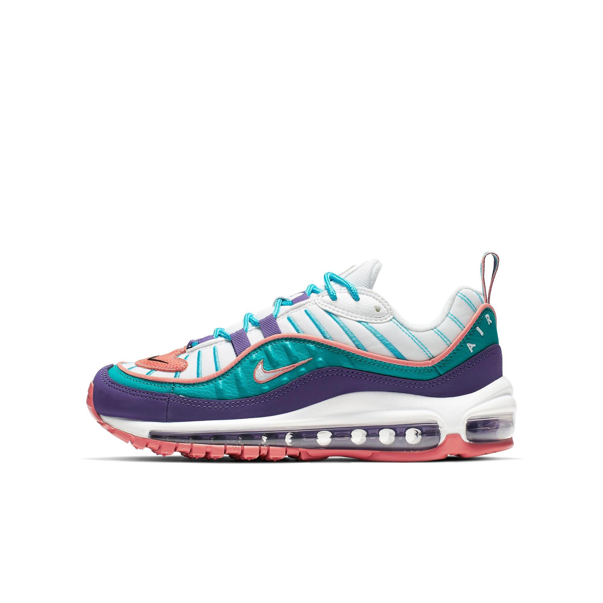 air max 98 orange purple teal