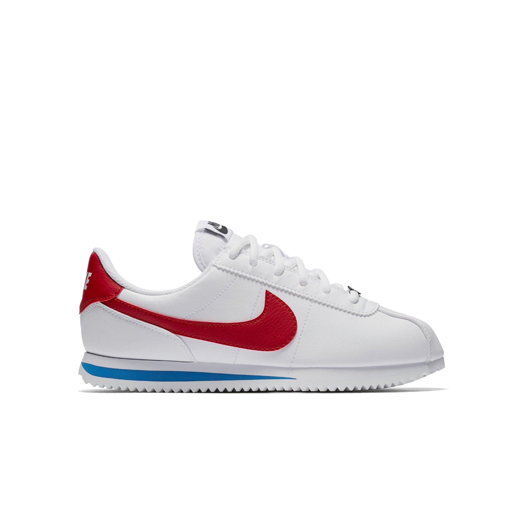 nike cortez red white blue