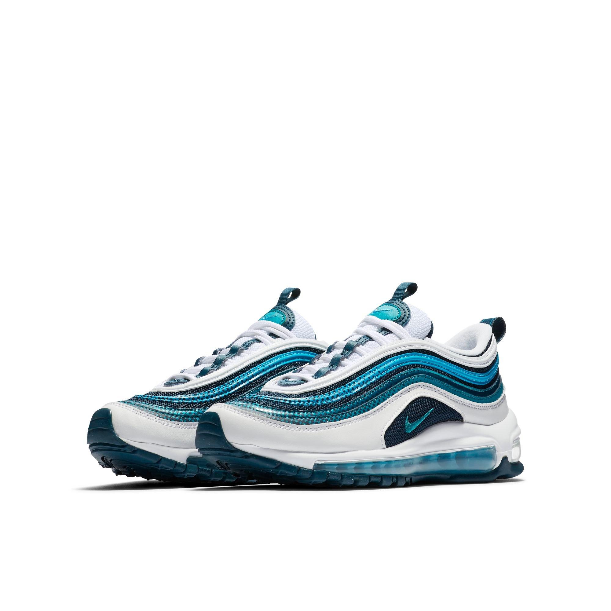 teal and pink air max 97