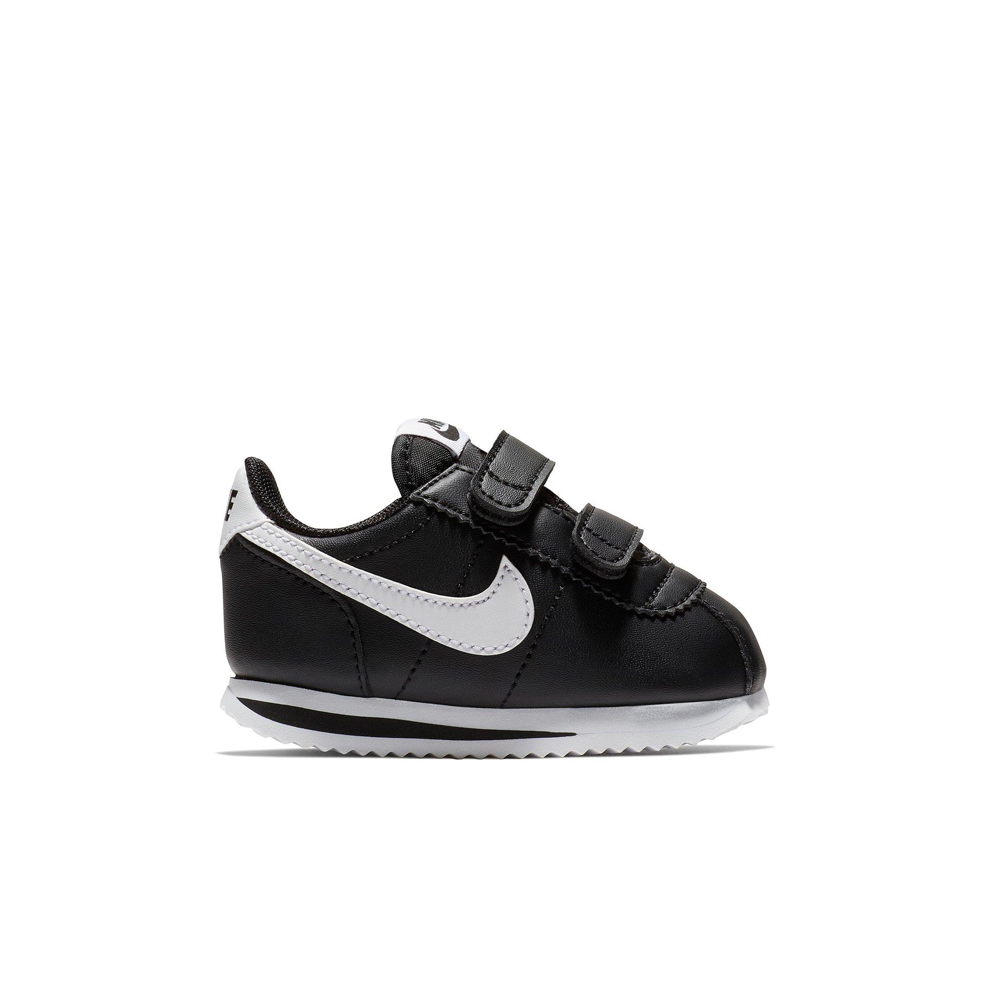 infant nike cortez black