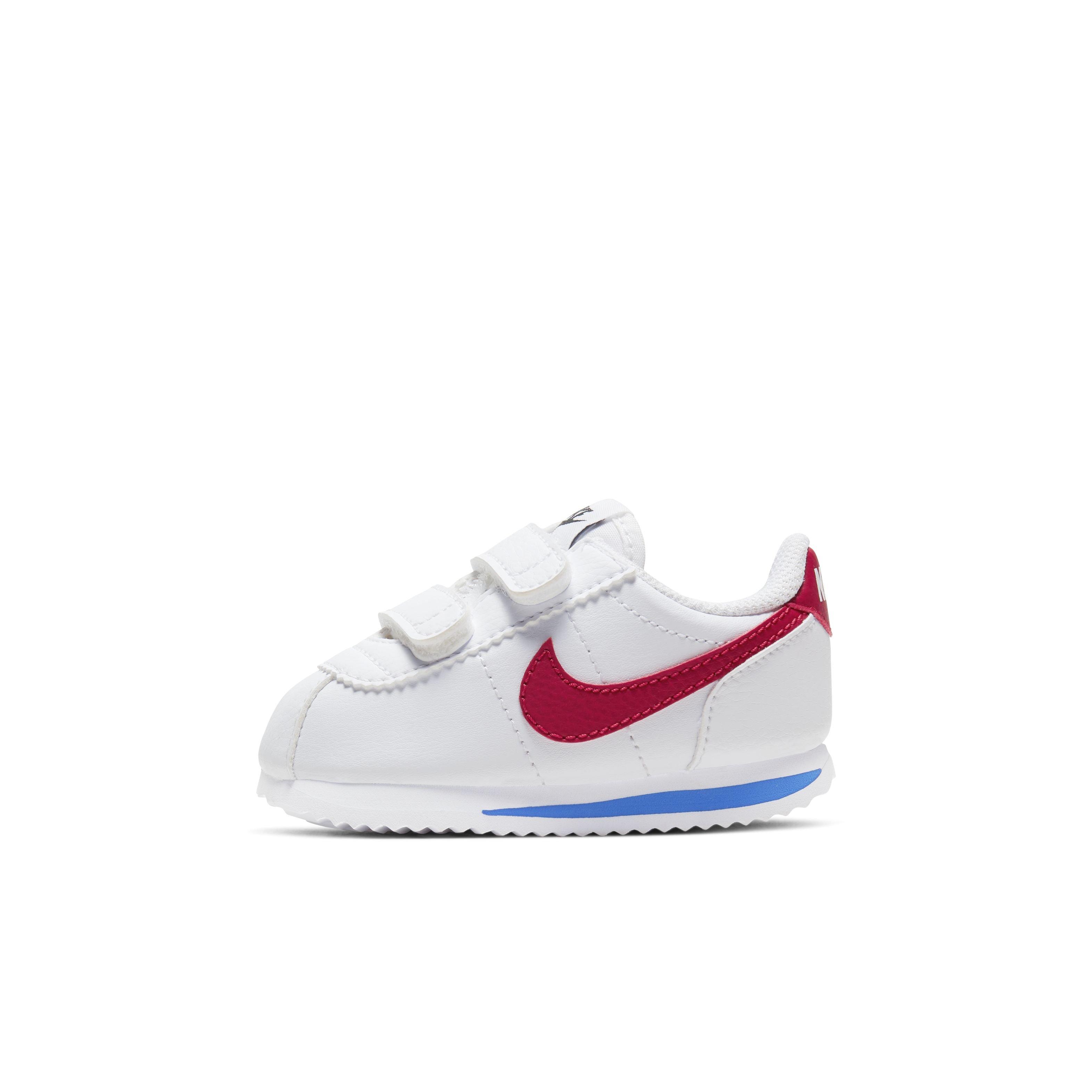 red white and blue nike cortez